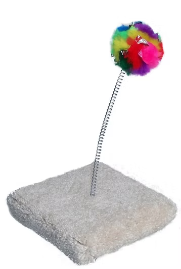 Cancor Cat Toy Teaser with Spring Crinkleball