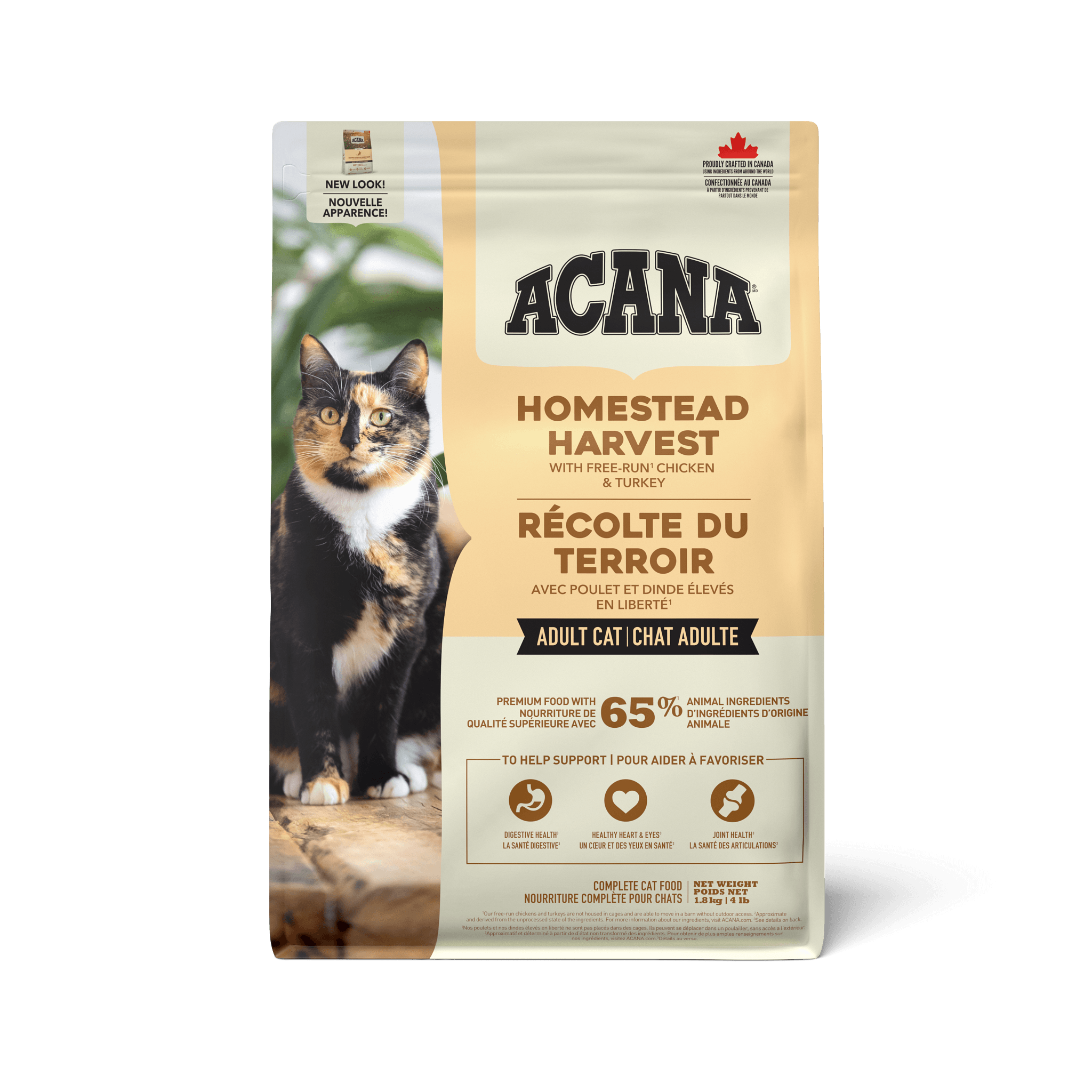Acana Premium Cat Food Homestead Harvest Recipe - 1.8 Kg - Cat Food - Acana - PetMax Canada