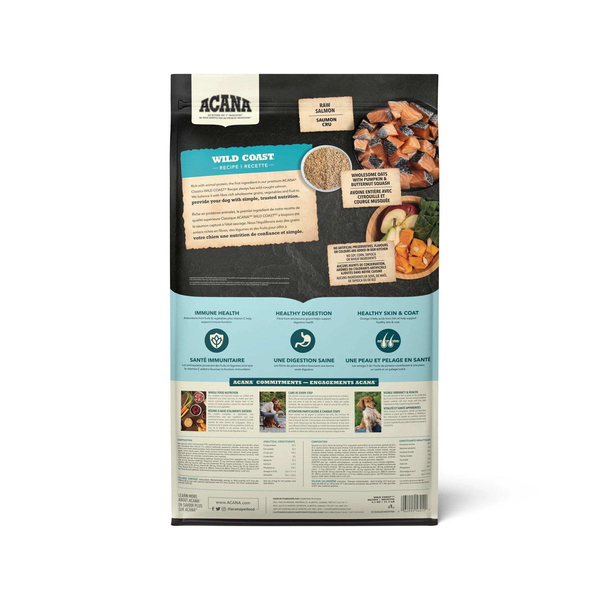 Acana Classics Wild Coast Recipe - 2 Kg - Dog Food - Acana - PetMax Canada
