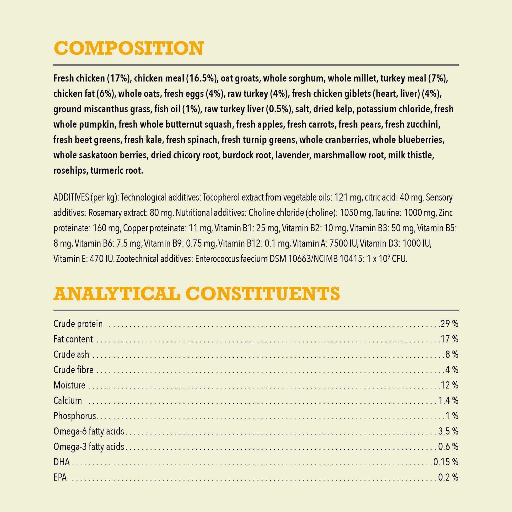 Acana Healthy Grains Free-Run Poultry Dry Dog Food Recipe - 1.8 Kg - Dog Food - Acana - PetMax Canada