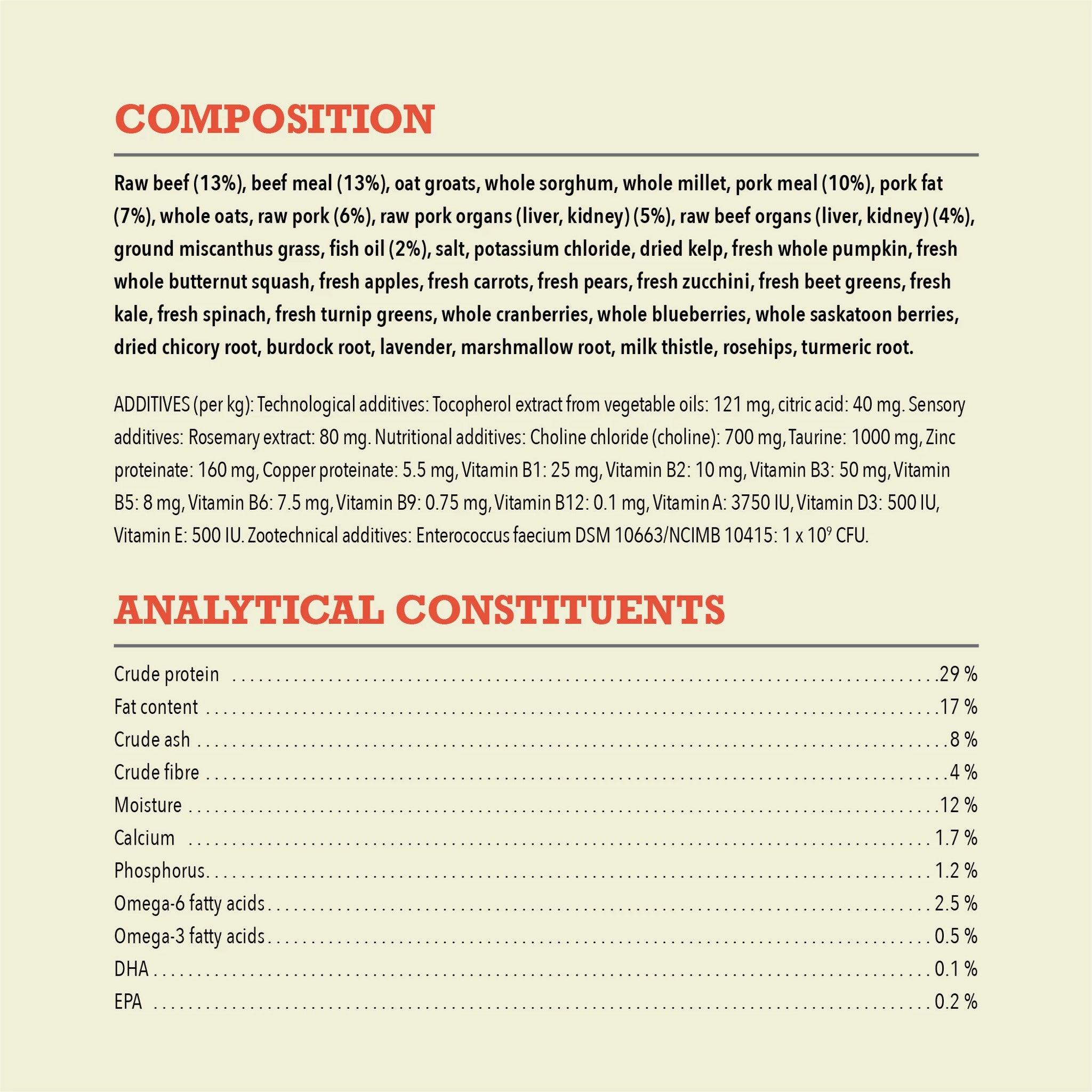 Acana Healthy Grains Ranch Raised Red Meat Dry Dog Food Recipe - 1.8 Kg - Dog Food - Acana - PetMax Canada