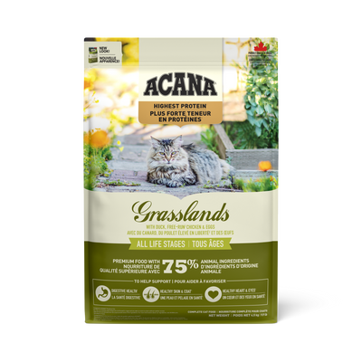 Acana Super Premium Cat Food Grasslands Recipe  Cat Food  | PetMax Canada