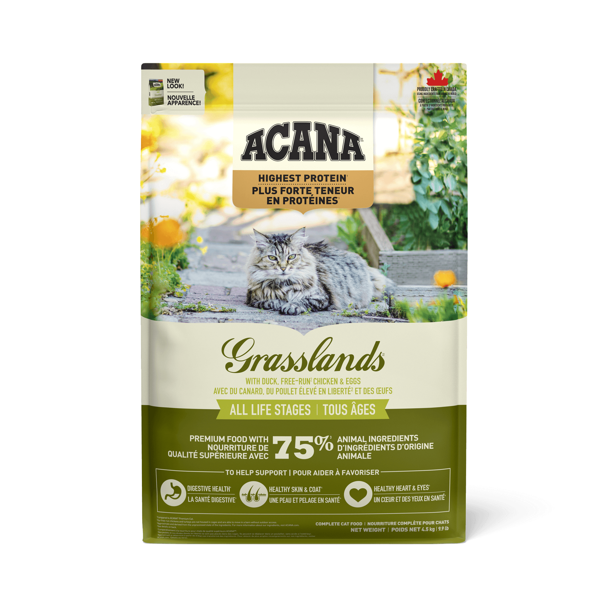 Acana Super Premium Cat Food Grasslands Recipe - 1.8 Kg - Cat Food - Acana - PetMax Canada