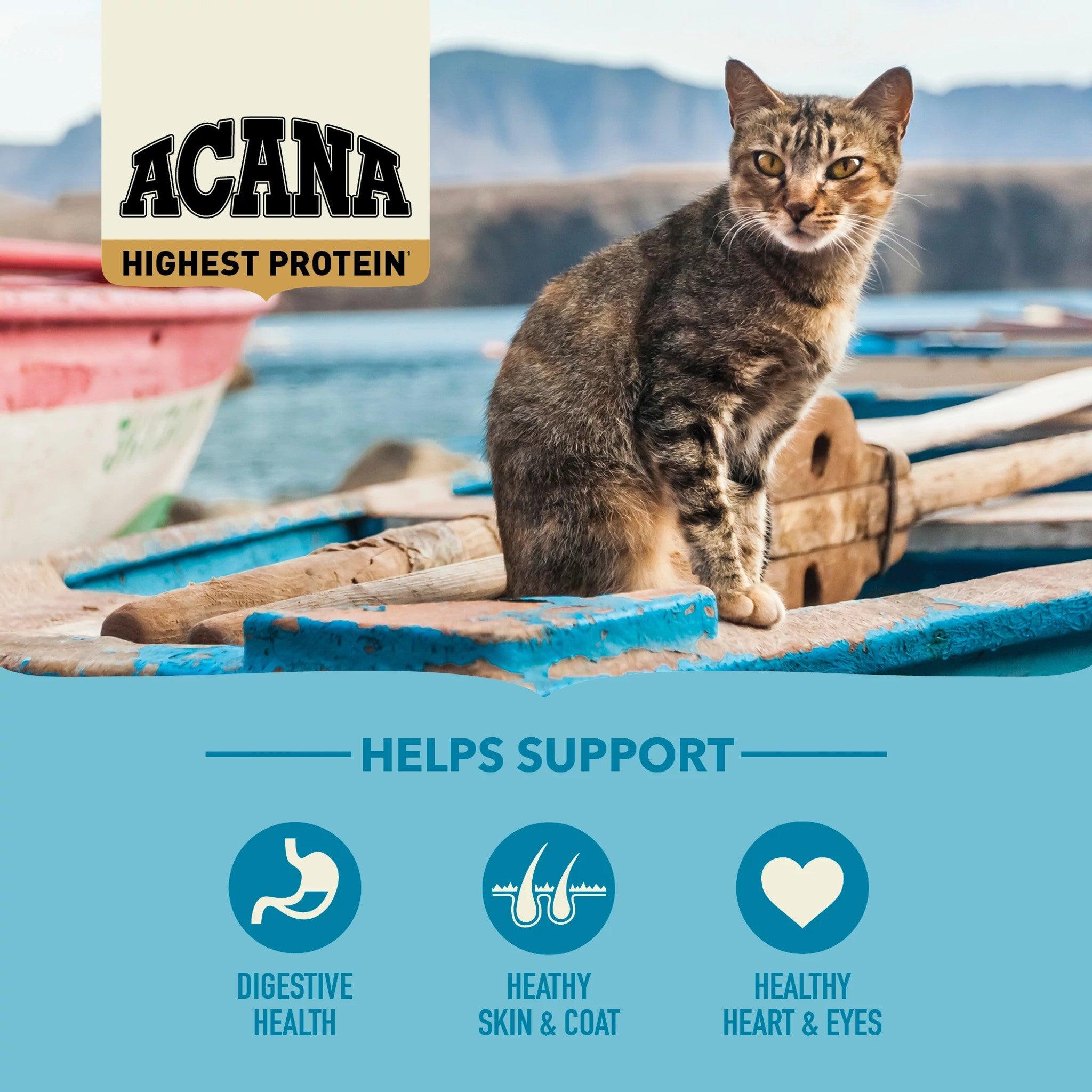Acana Super Premium Cat Food Pacifica Recipe - 1.8 Kg - Cat Food - Acana - PetMax Canada