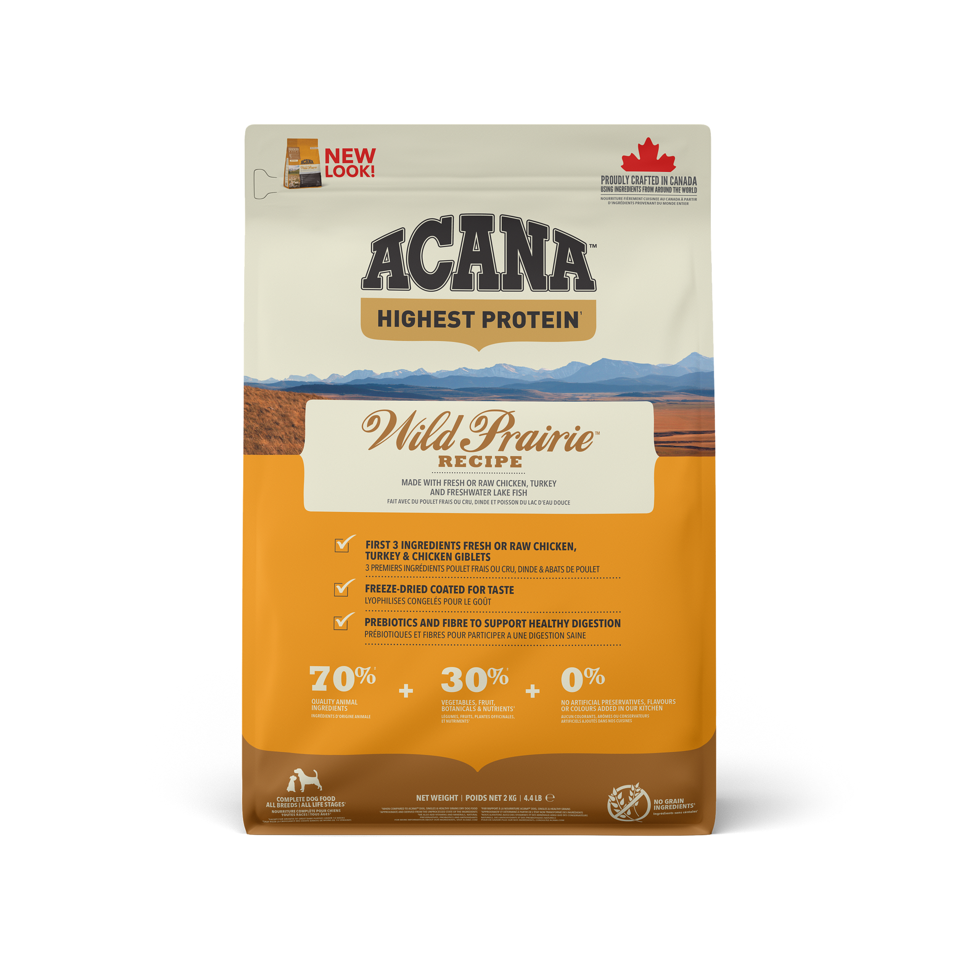 Acana Highest Protein Wild Prairie Dry Dog Food Recipe  Dog Food  | PetMax Canada