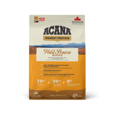 Acana Highest Protein Wild Prairie Dry Dog Food Recipe  Dog Food  | PetMax Canada