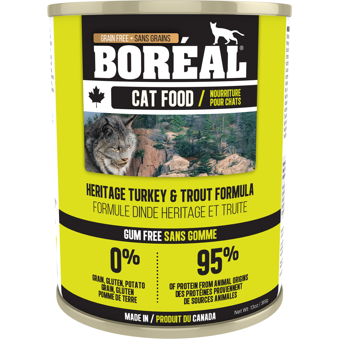 C0225 Boréal Heritage Turkey And Trout Cat 369g