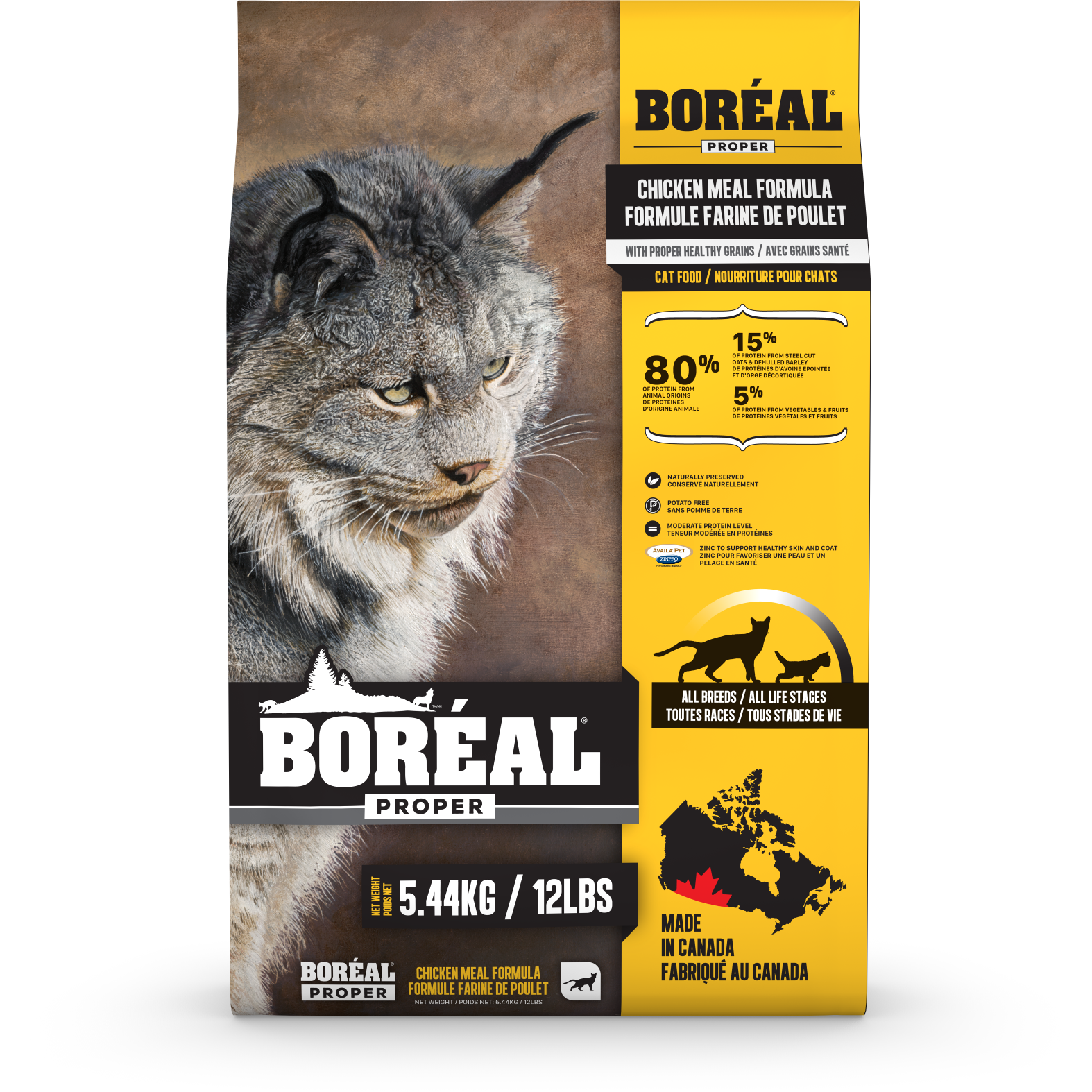 C0527 Boréal Proper Cat Chicken 5.44kg