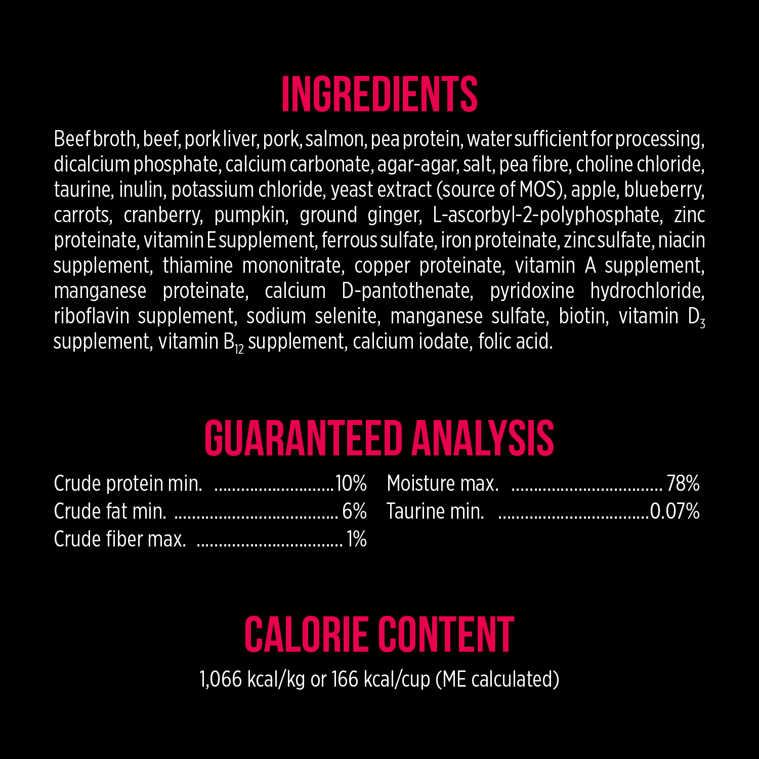 Nutrience Canned Cat Food Grain Free SubZero Pâté Prairie Red