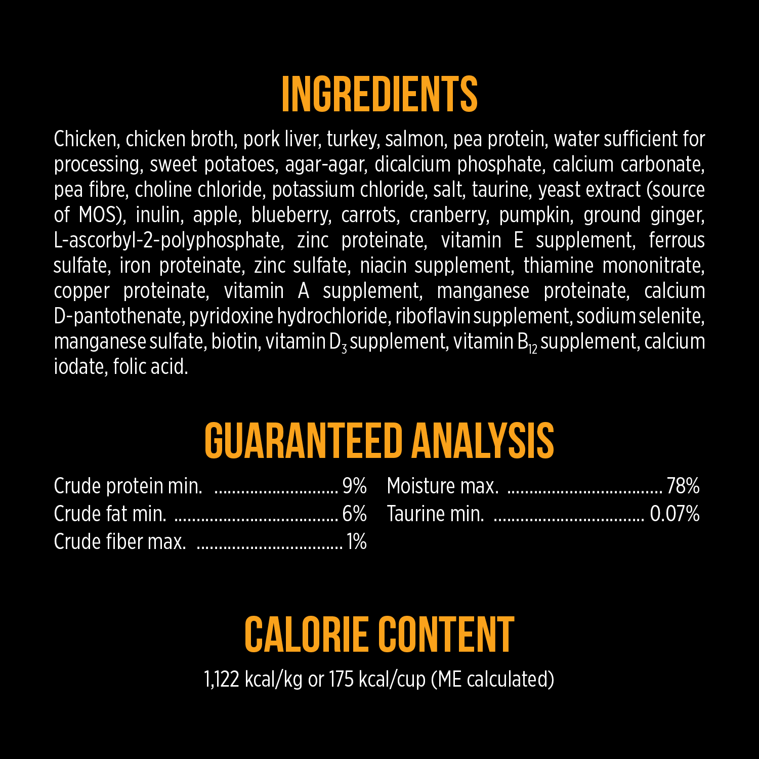 Nutrience Nourriture en conserve pour chats sans grains SubZero Pâté Vallée du Fraser