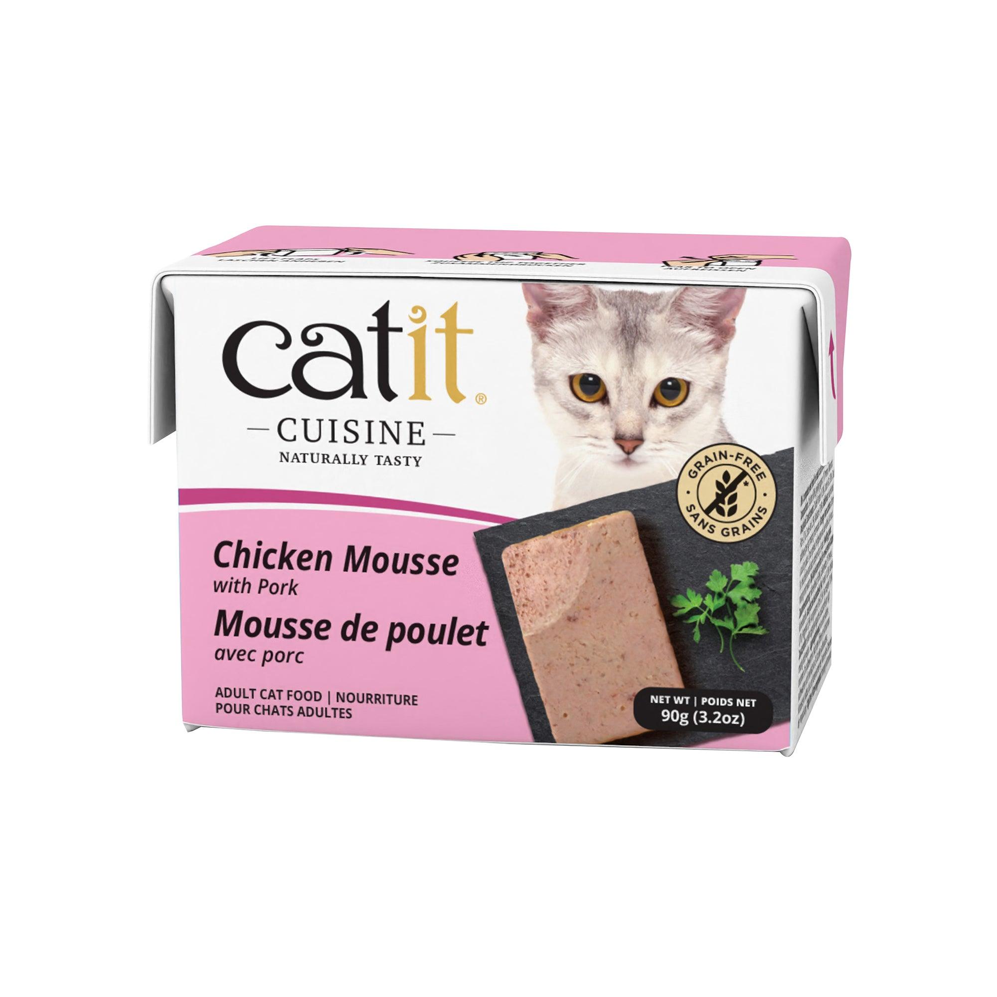 Catit Cuisine Chicken Mousse with Pork Wet Cat Food - 90g - Canned Cat Food - Catit - PetMax Canada