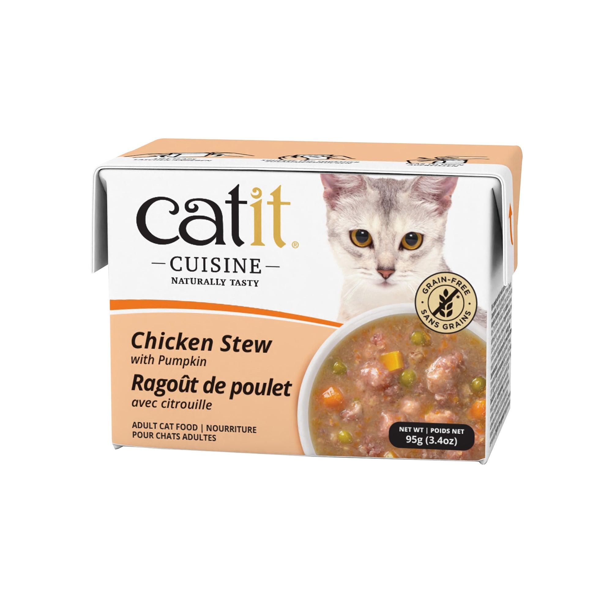 Catit Cuisine Chicken Stew with Pumpkin Wet Cat Food - 90g - Canned Cat Food - Catit - PetMax Canada