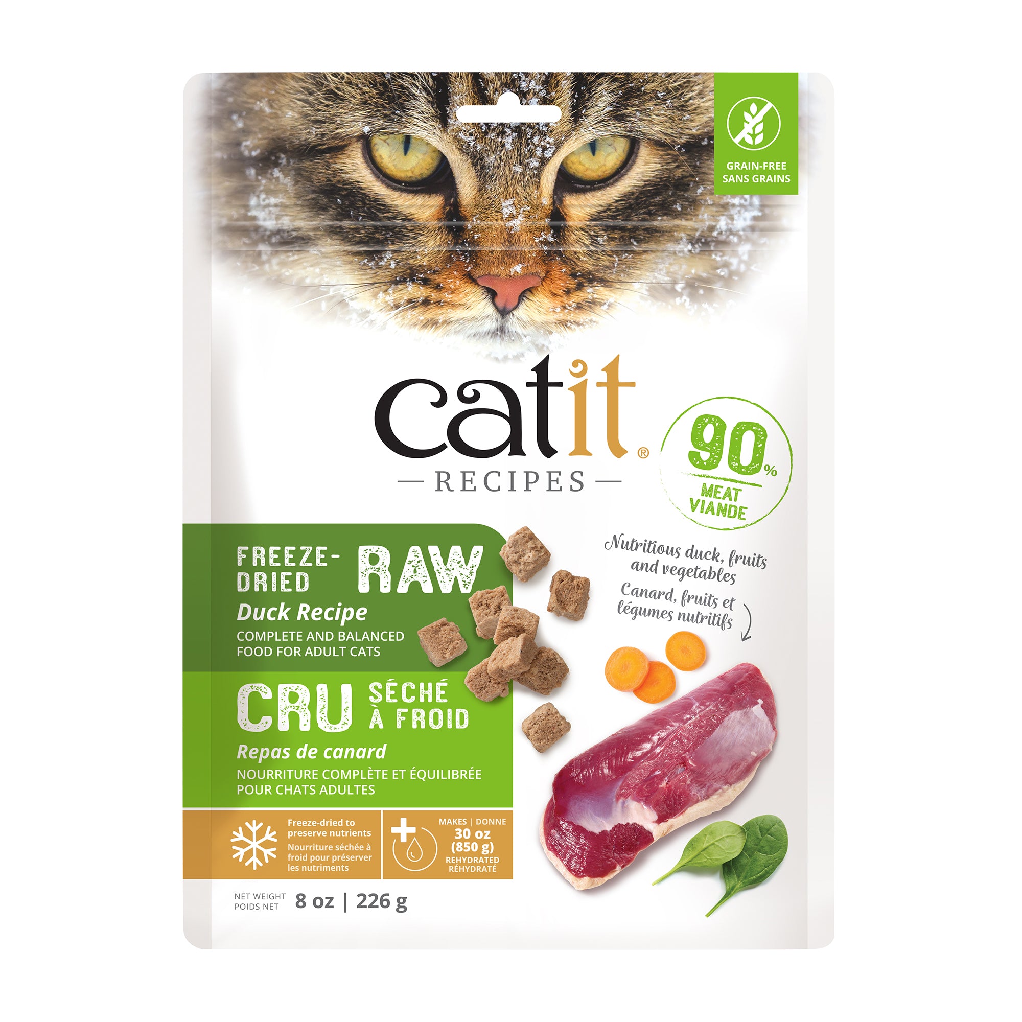 Catit Recipes Freeze-Dried Raw - Duck Recipe