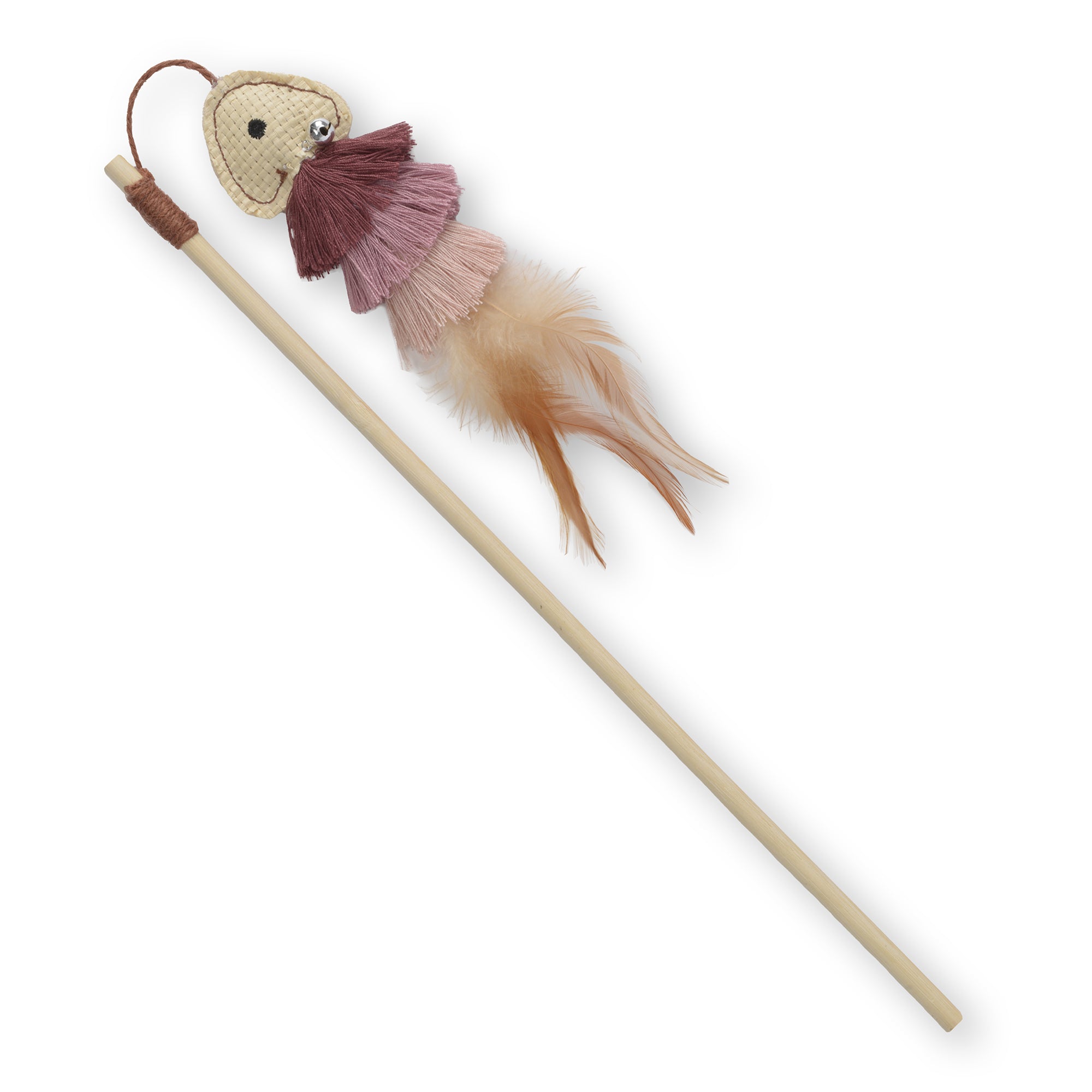 Catit Toy Fish Teaser with Feather Tail