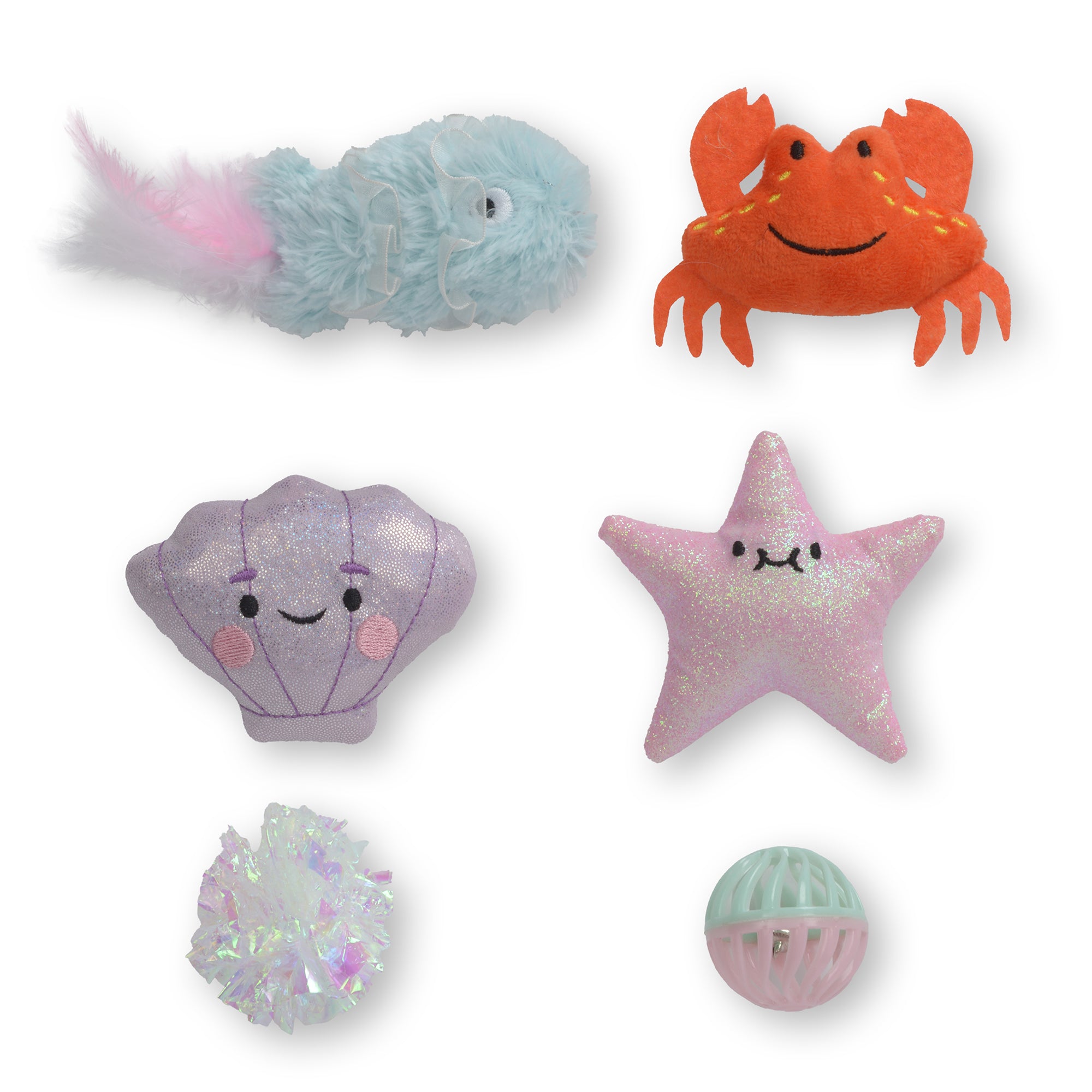 Catit Cat Toys Sea Animals Set 6 Pack