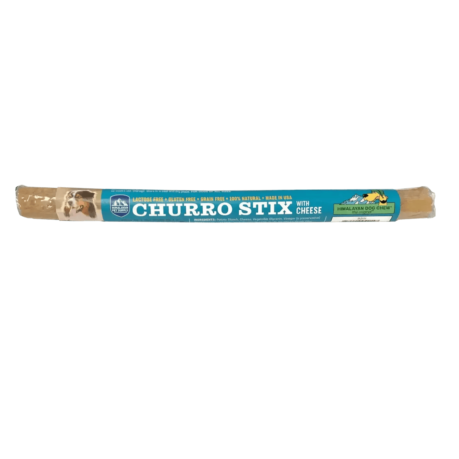 Himalayan Dog Chew Churro Cheese Dog Treat - 10 inch stick - Dog Treats - Himalayan Pet Supply - PetMax Canada