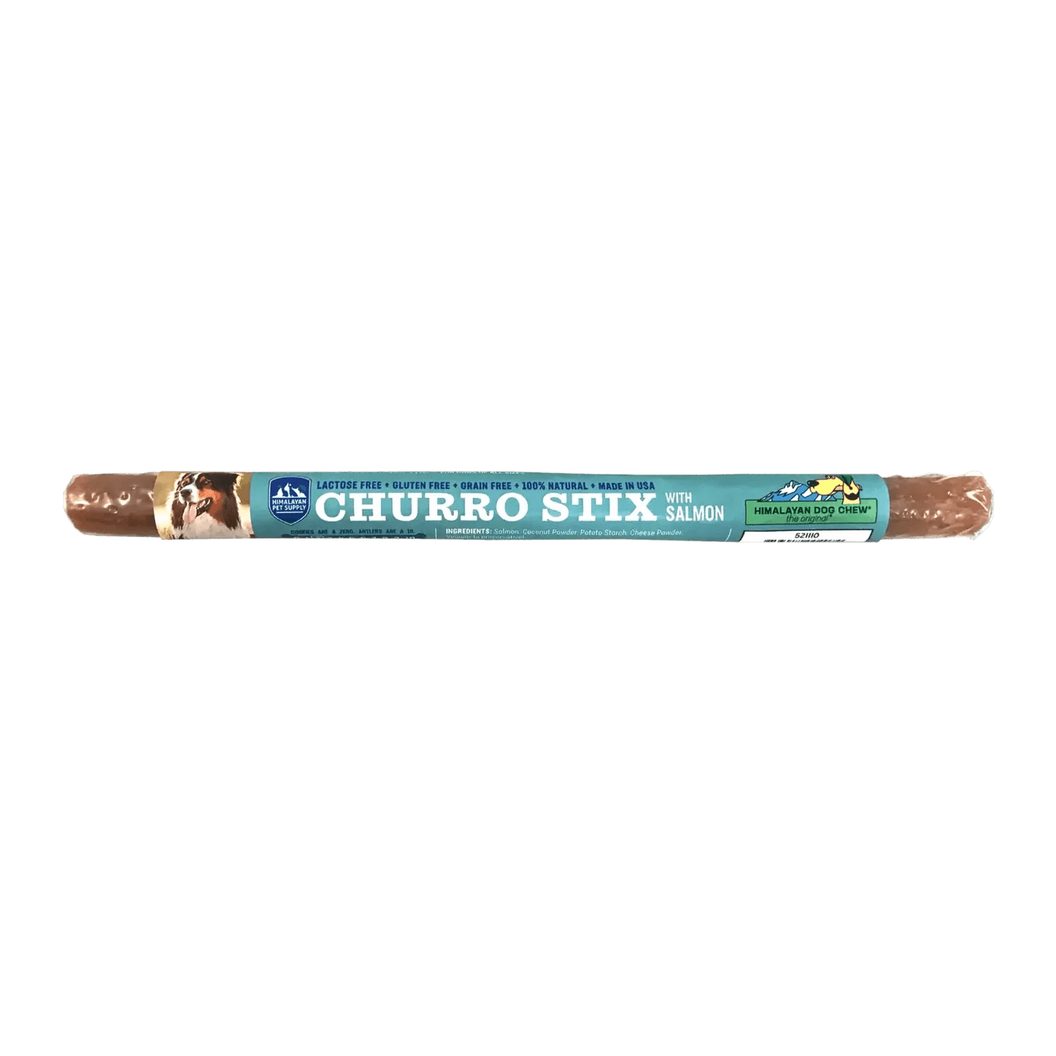 Himalayan Dog Chew Churro Salmon Dog Treat - 10 inch - Dog Treats - Himalayan Pet Supply - PetMax Canada