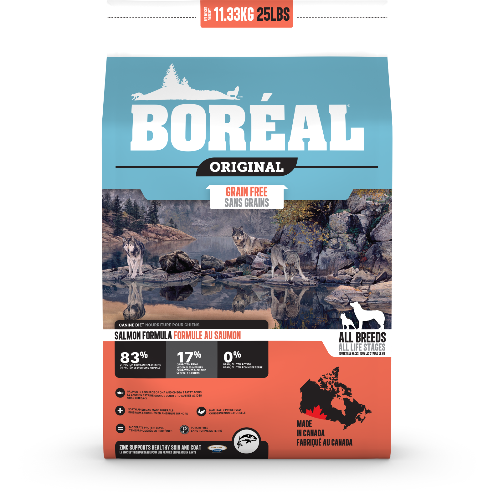 D0401 Boréal Original Salmon 11.3kg