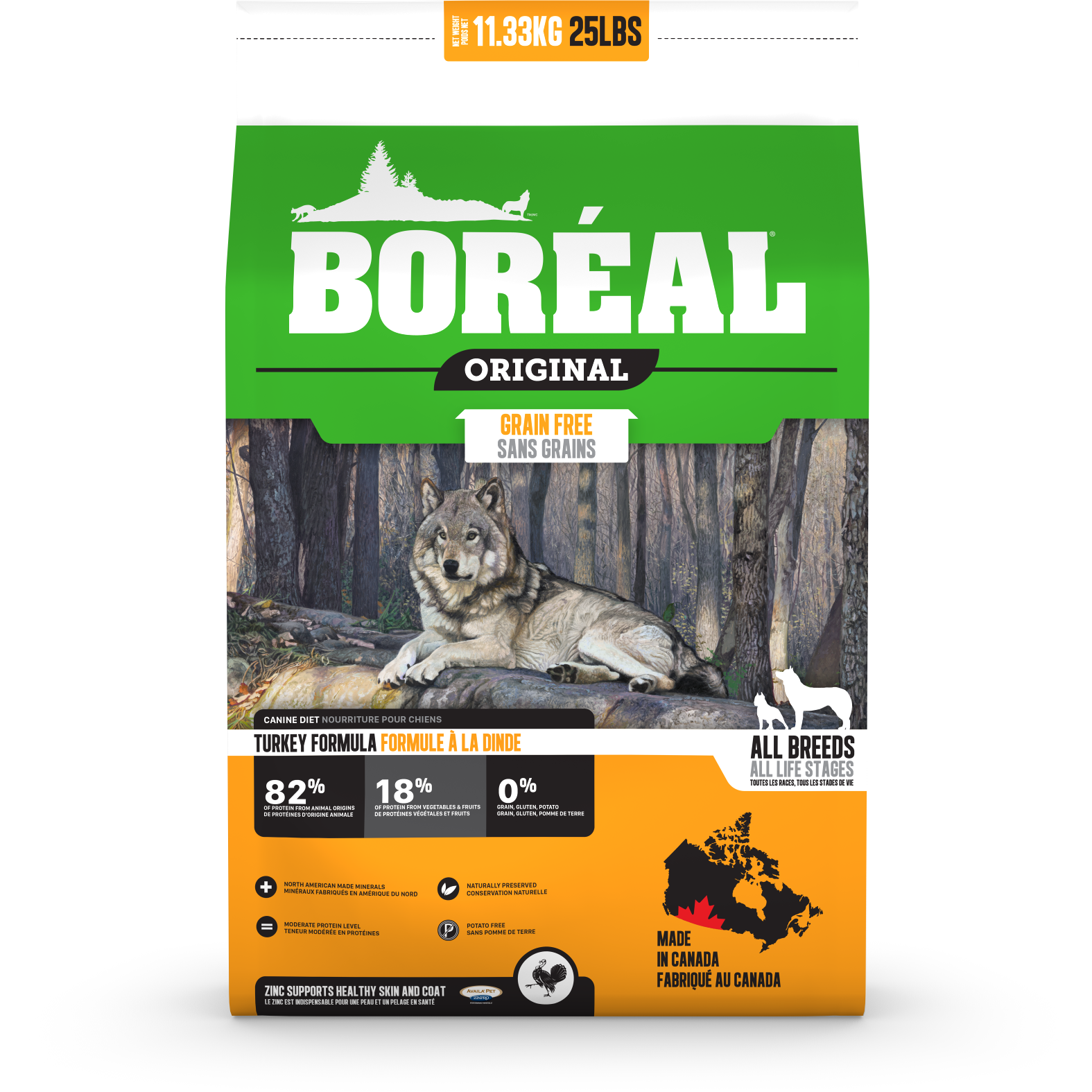 D0403 Boréal Original Turkey 11.3kg