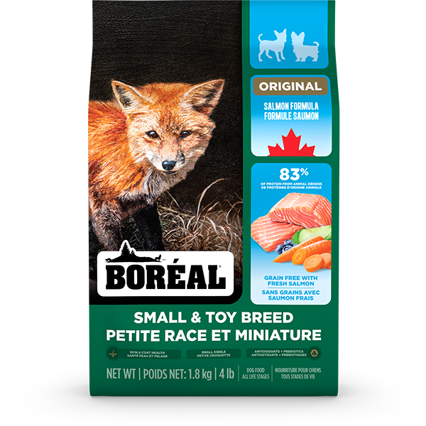 D0987 Boréal Original, Dog Food, Small and Toy Breed, Salmon Formula 1.8kg