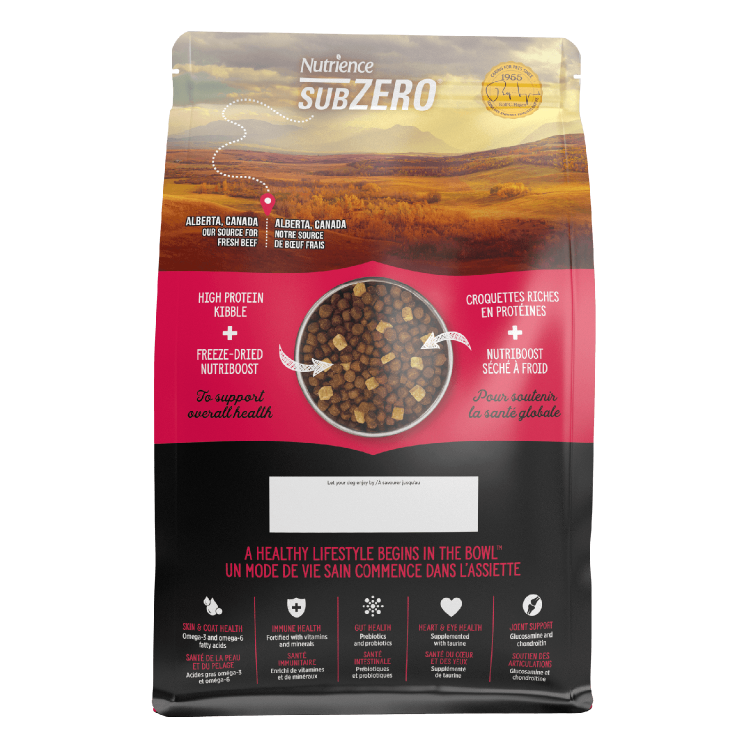 Nutrience Grain Free Dog Food SubZero Small Breed Prairie Red - 2.27 Kg - Dog Food - Nutrience Pet Food - PetMax Canada