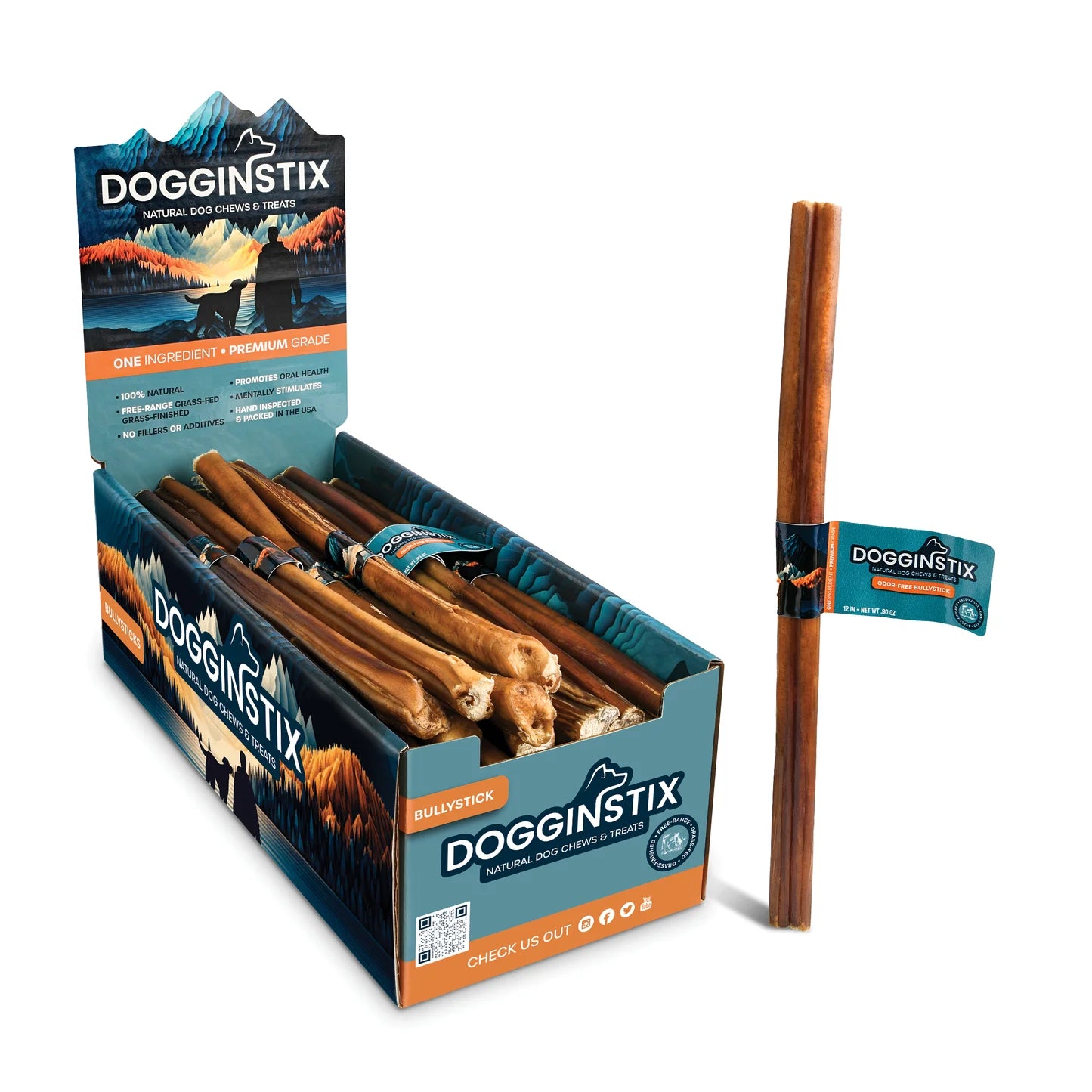 Dogginstix Bully Stick 12"
