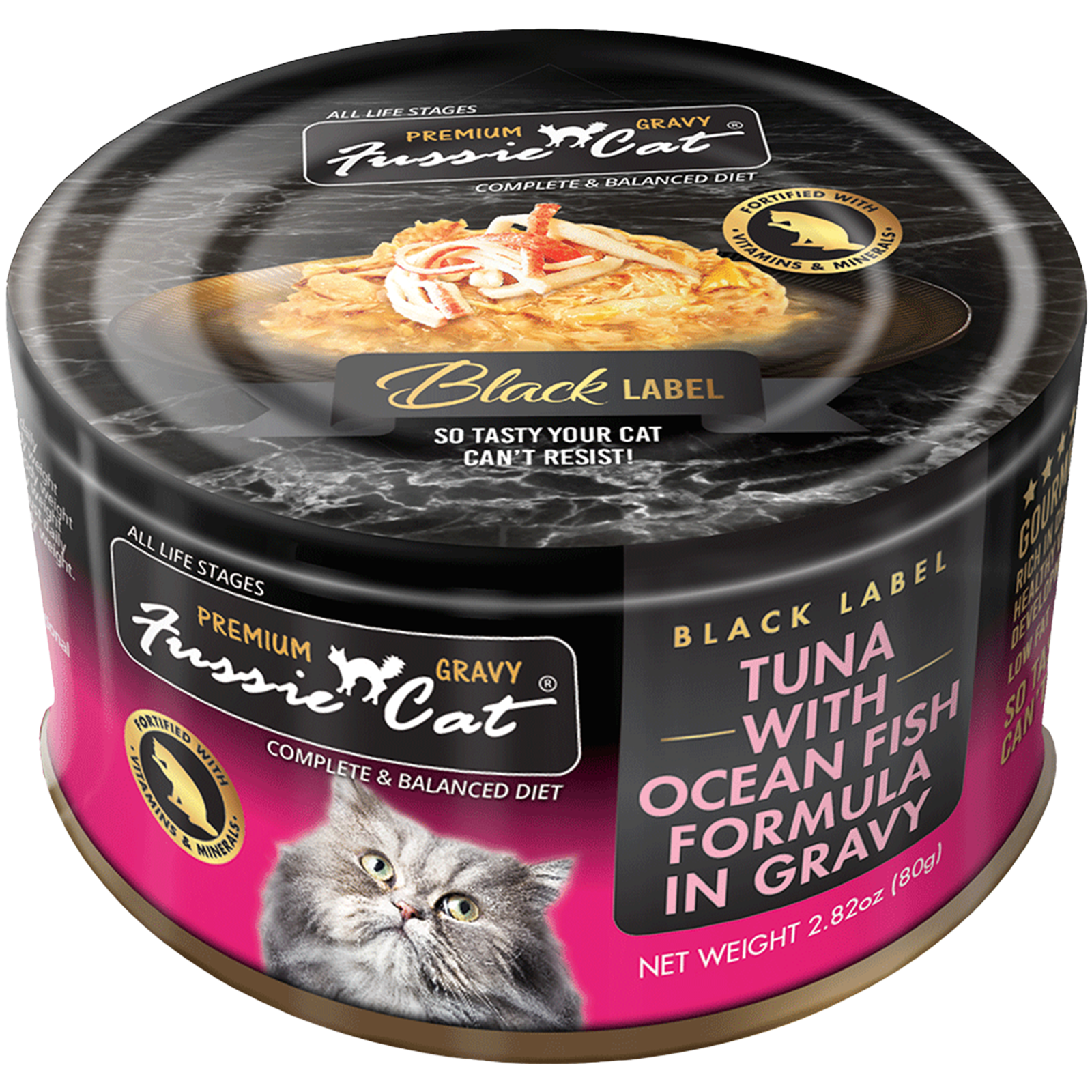 Fussie Cat Premium Tuna With Ocean Fish Formula in Gravy