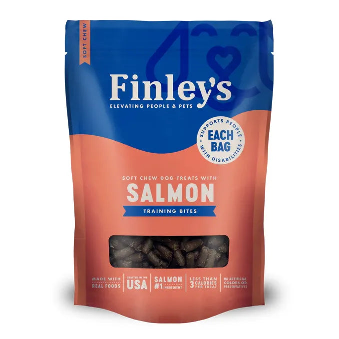Finley's Soft Chew Trainer Bites Salmon Dog Treats Dog Treats | PetMax Canada