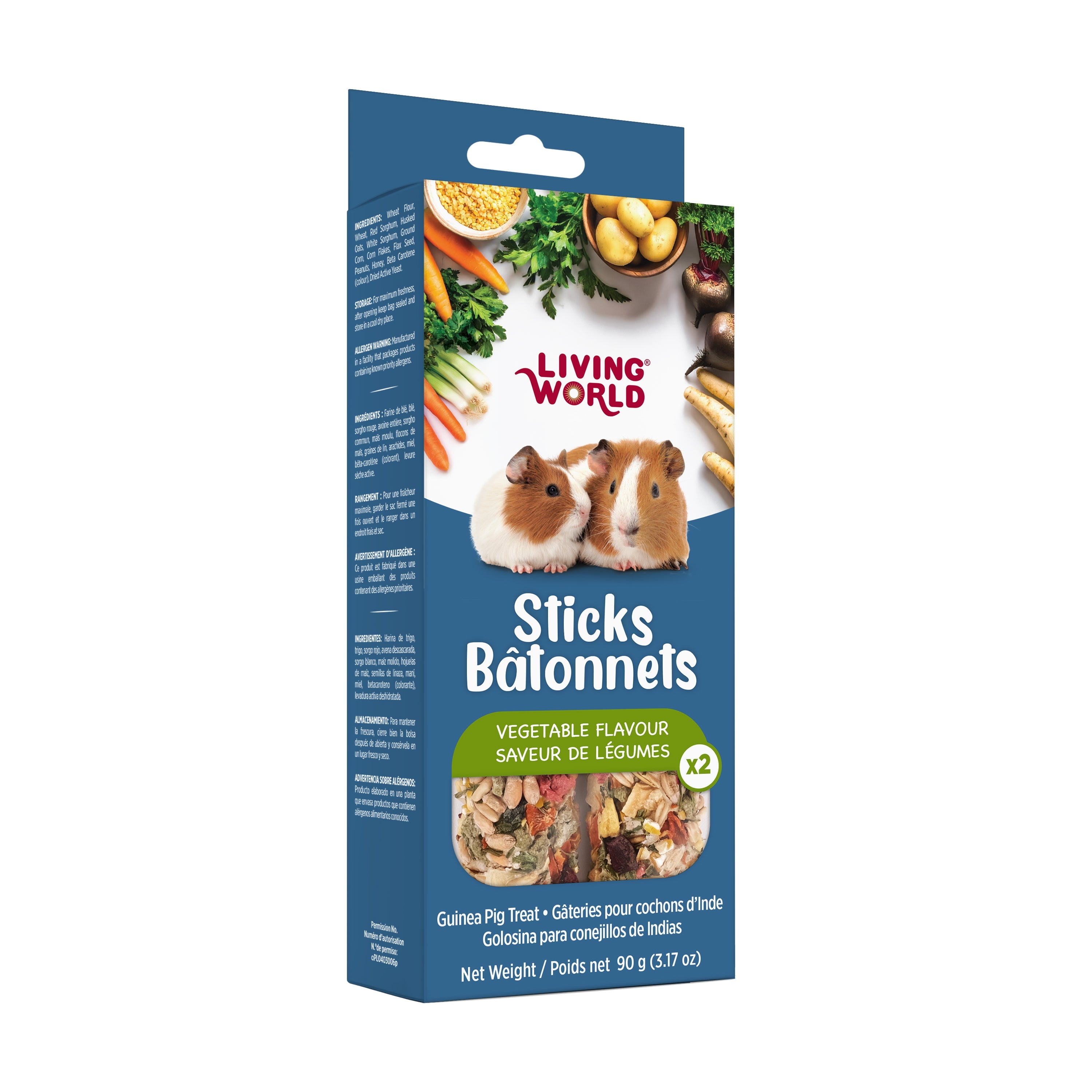 Living World Guinea Pig Veggie Patch Treat Sticks