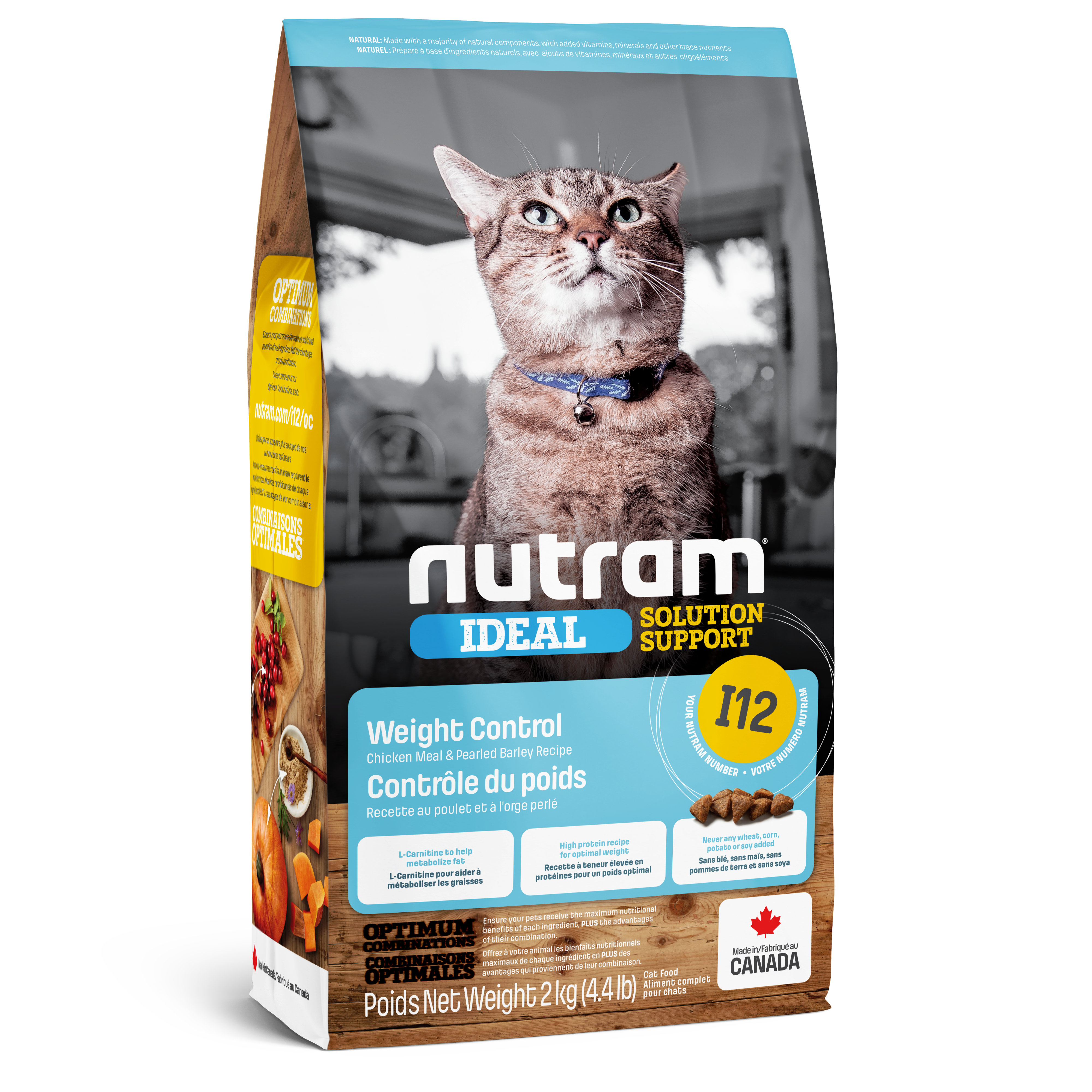 Nutram Cat Ideal Solutions I12 Weight Control Chicken & Barley
