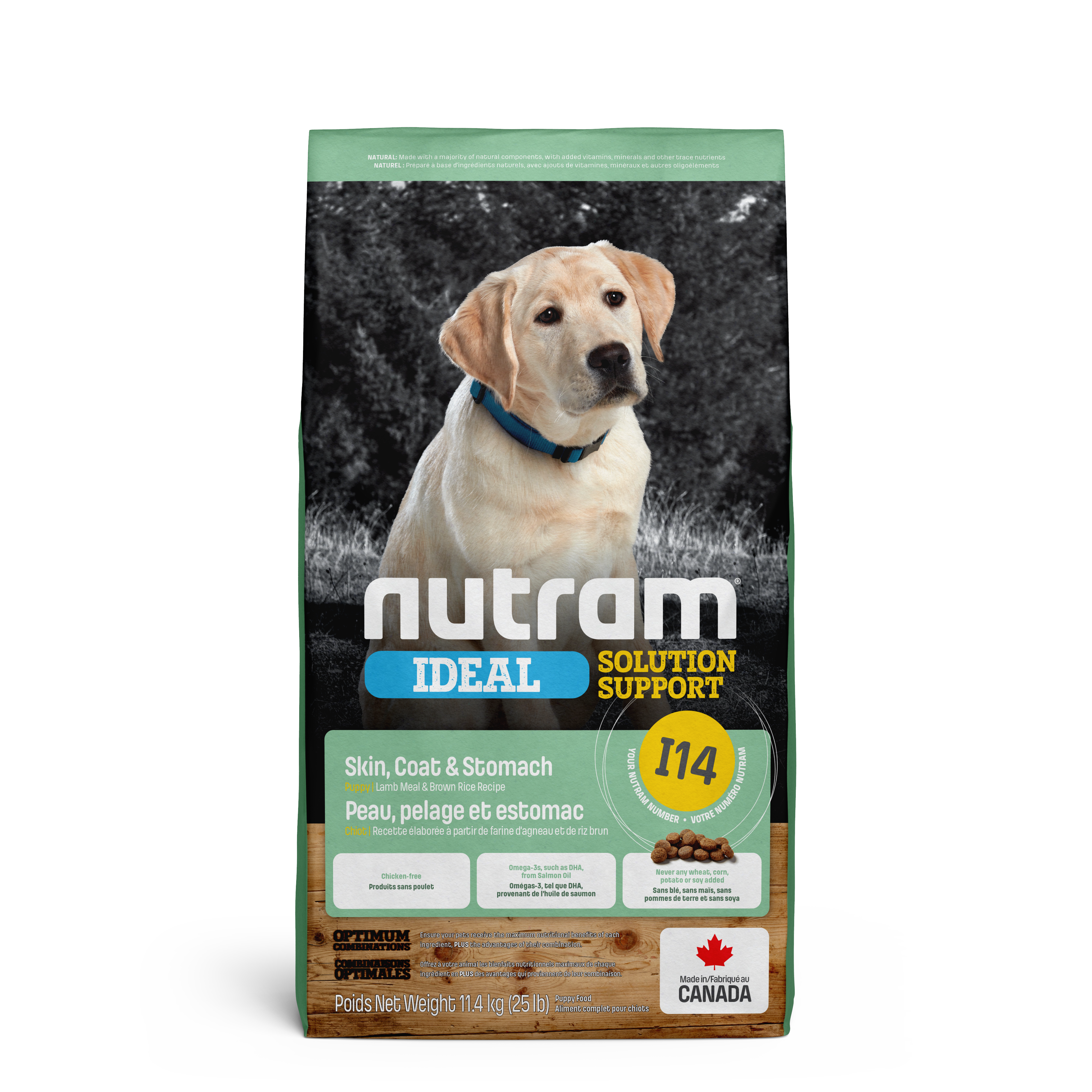 Nutram Ideal Solution I14 Sensitive Skin & Stomach Puppy