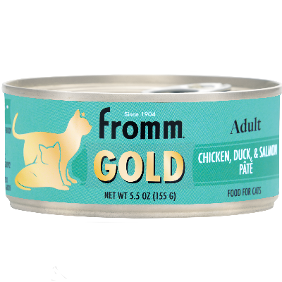Fromm Gold Adult Chicken, Duck, & Salmon Pate Wet Cat Food
