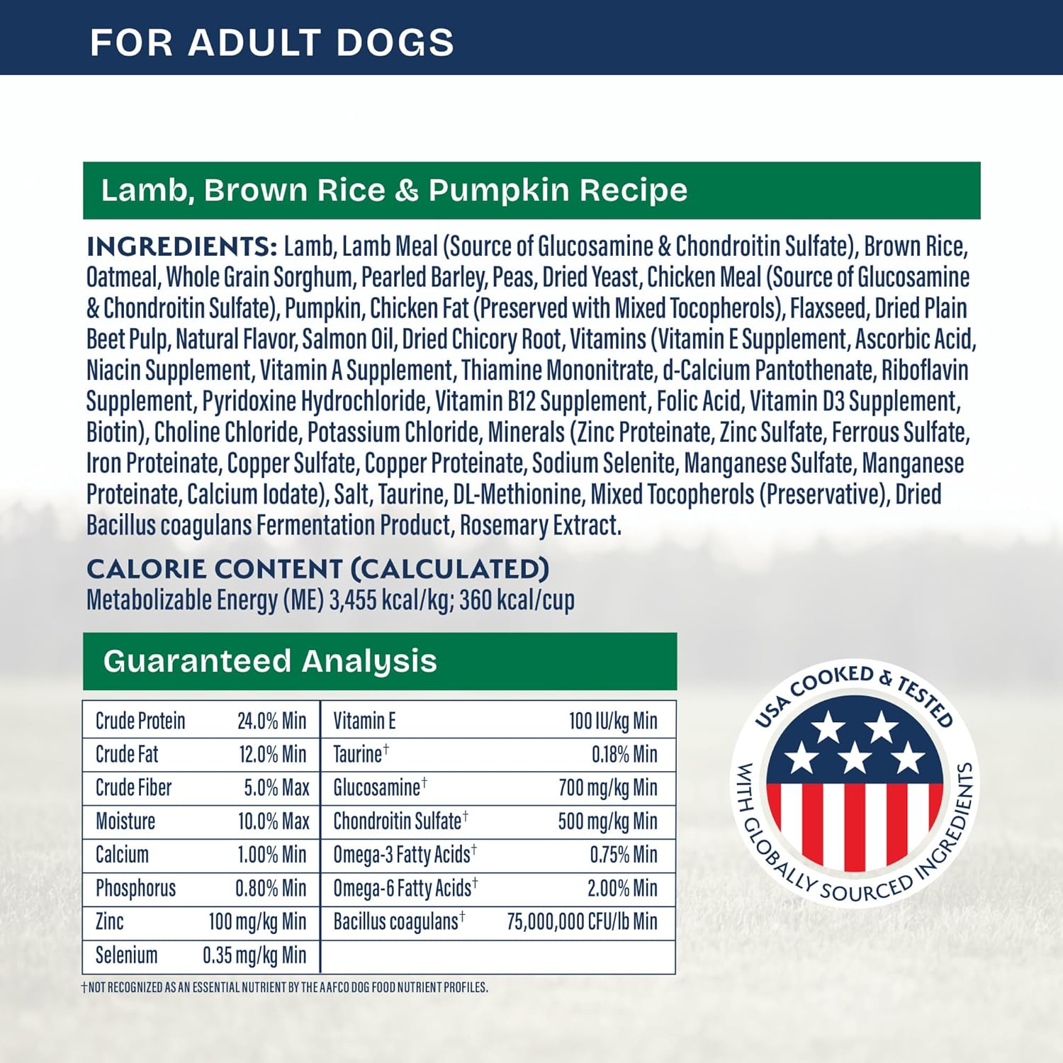 Natural Balance Health Protection Adult Lamb, Brown Rice & Pumpkin Dog Dry Food