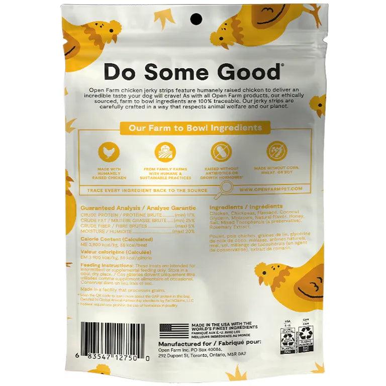 Open Farm Grain-Free Chicken Jerky Strips Dog Treats Dog Treats | PetMax Canada