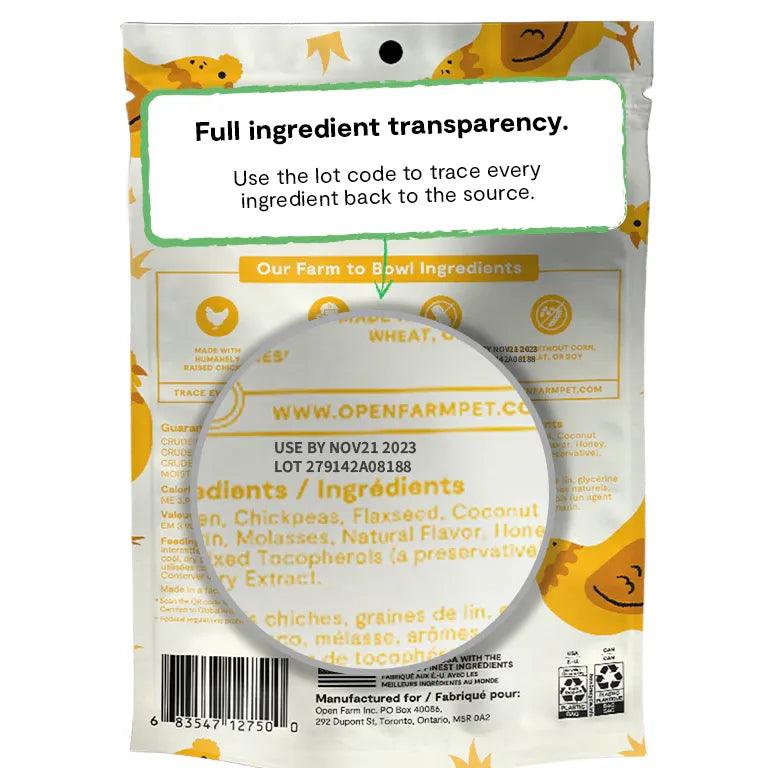 Open Farm Grain-Free Chicken Jerky Strips Dog Treats Dog Treats | PetMax Canada