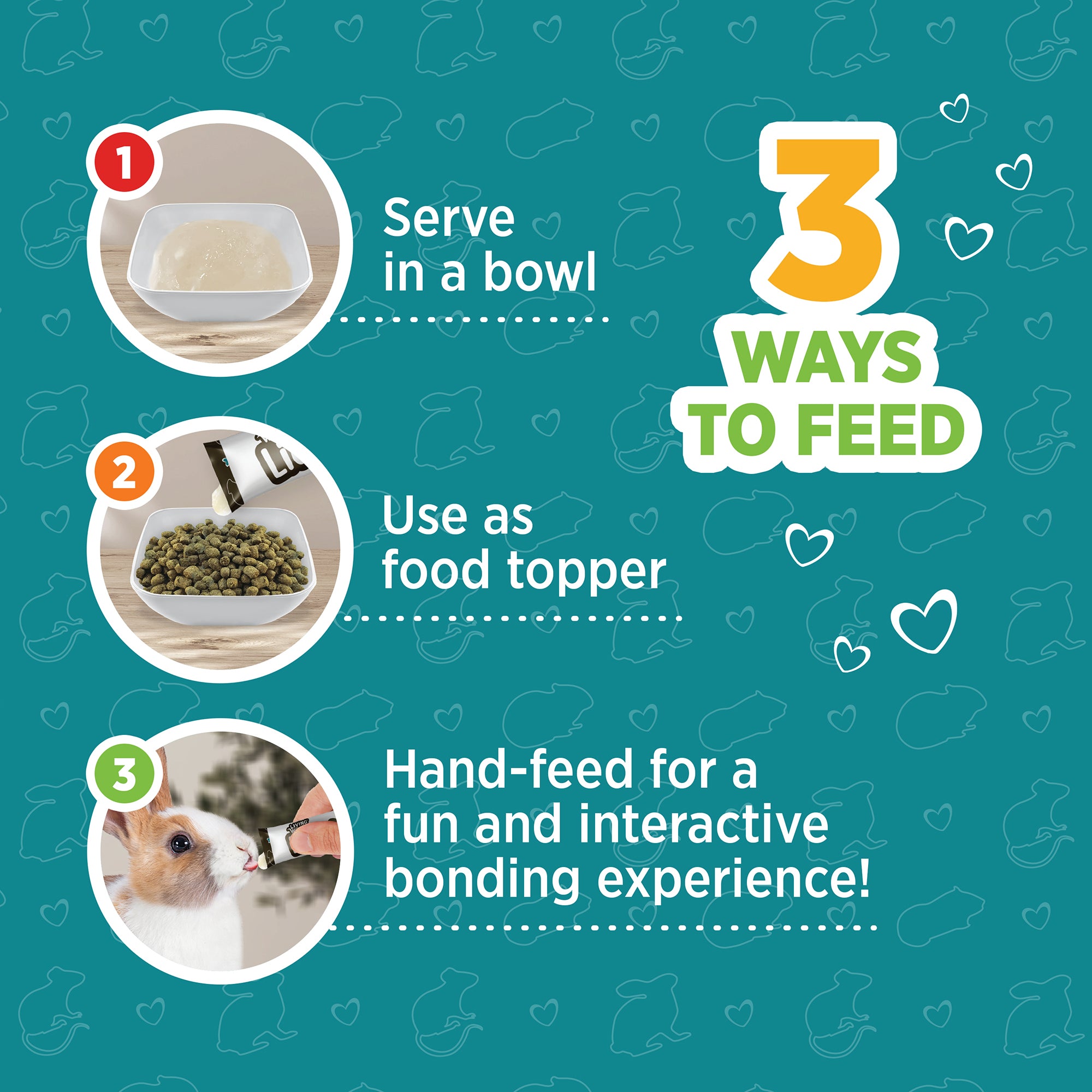 Living World Lickables Small Animal Treat Apple Flavour