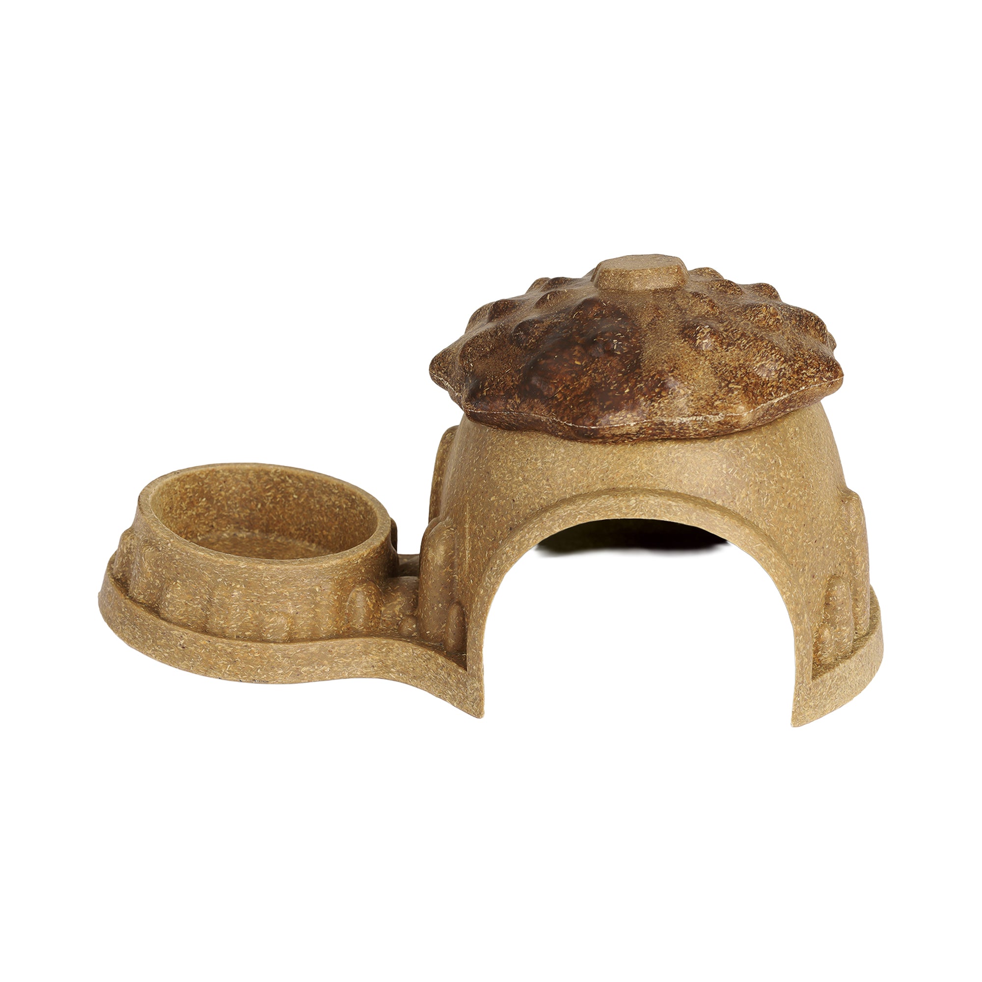 Living World Edible Acorn Home Hideout with Dish for Small Animals - Small Animal - Living World - PetMax Canada