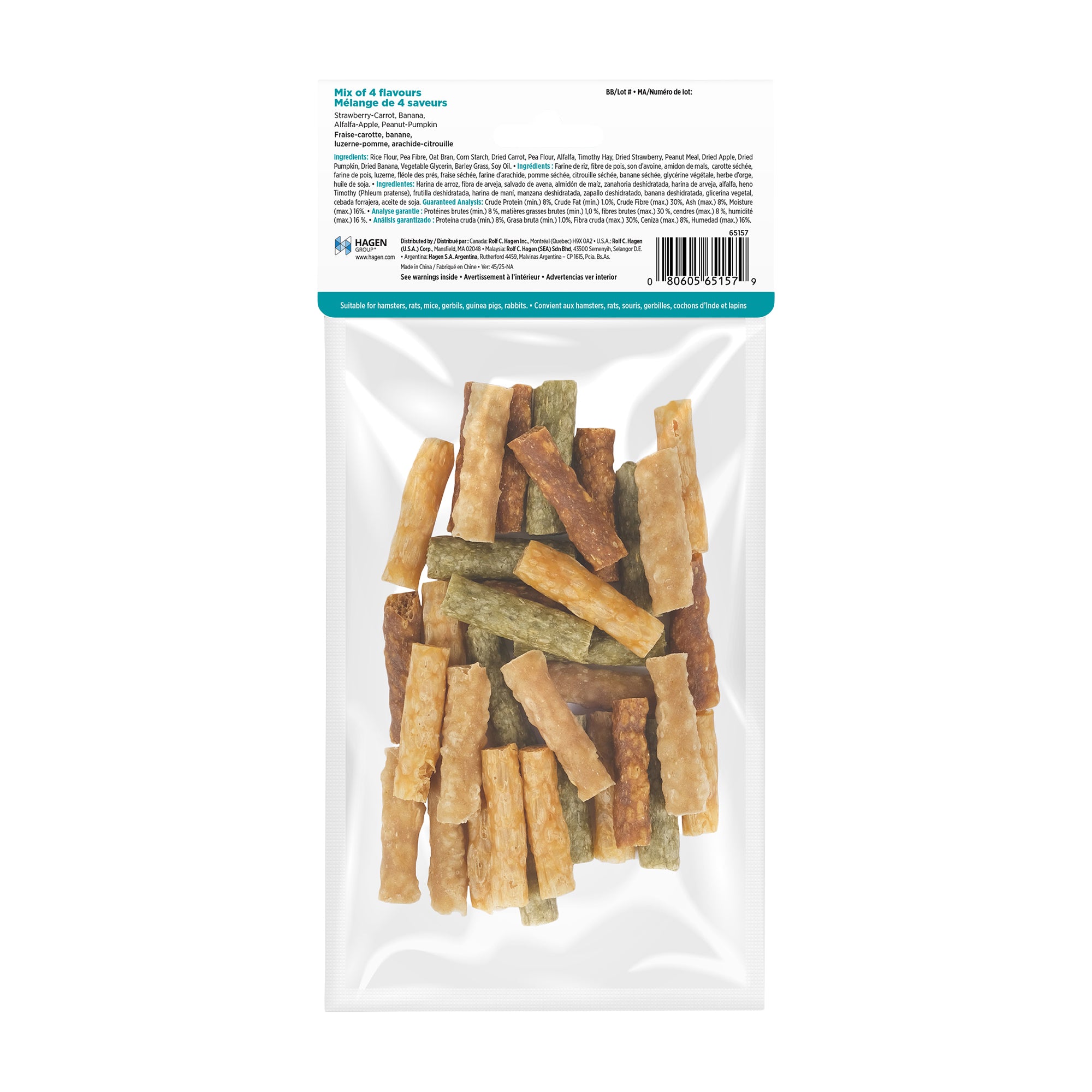 Living World Nibble Stix Treat Sticks for Small Animals - Small Animal - Living World - PetMax Canada