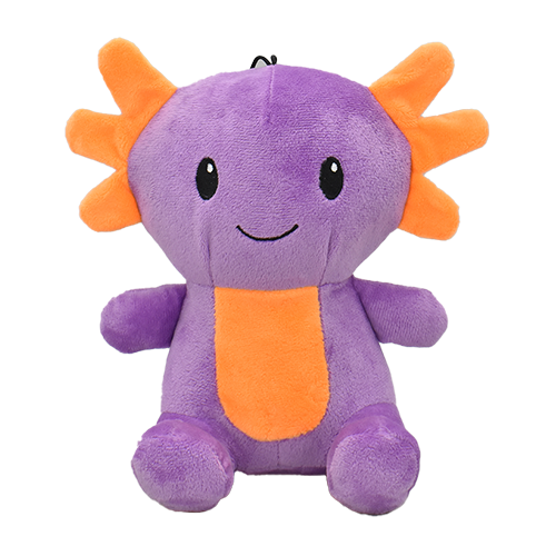 Multipet Axolotl Plush Dog Toy - purple - Dog Toy - Multipet - PetMax Canada