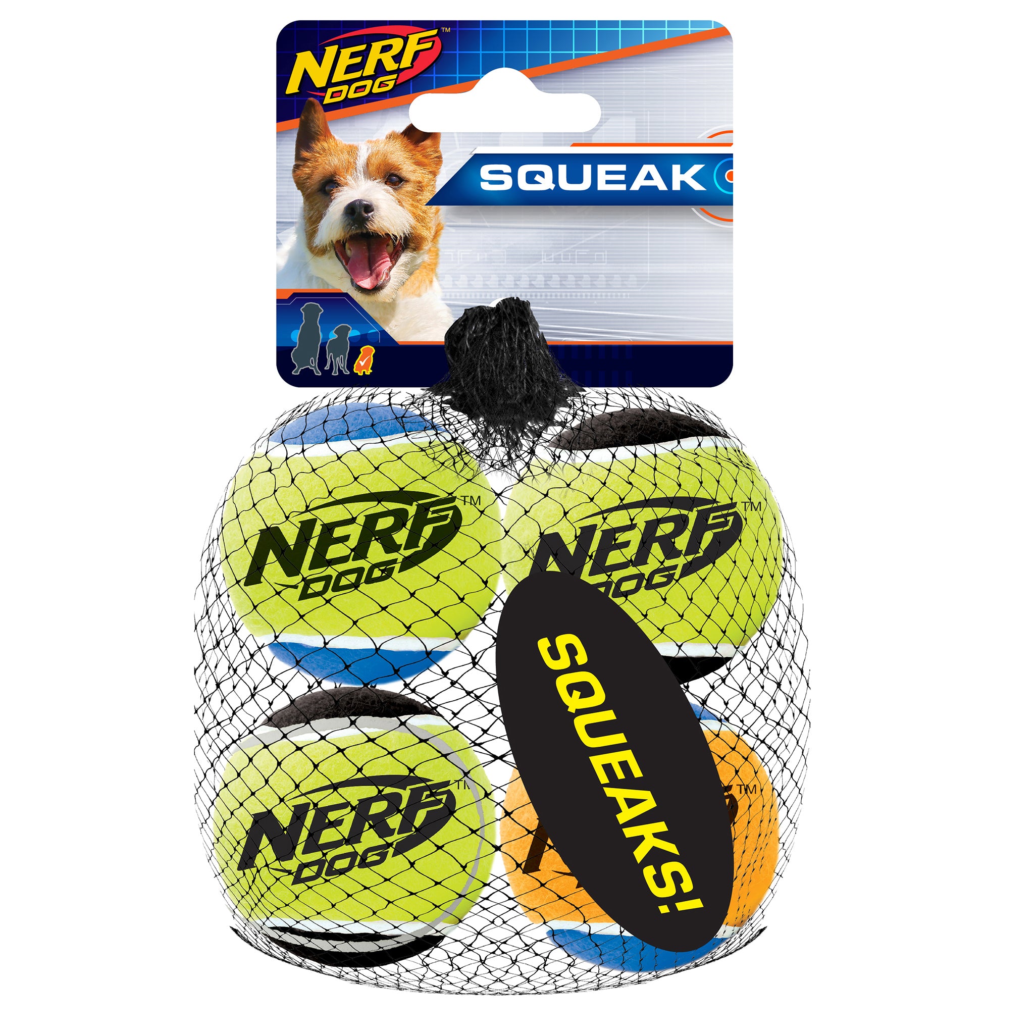 Balles de tennis Nerf Squeak