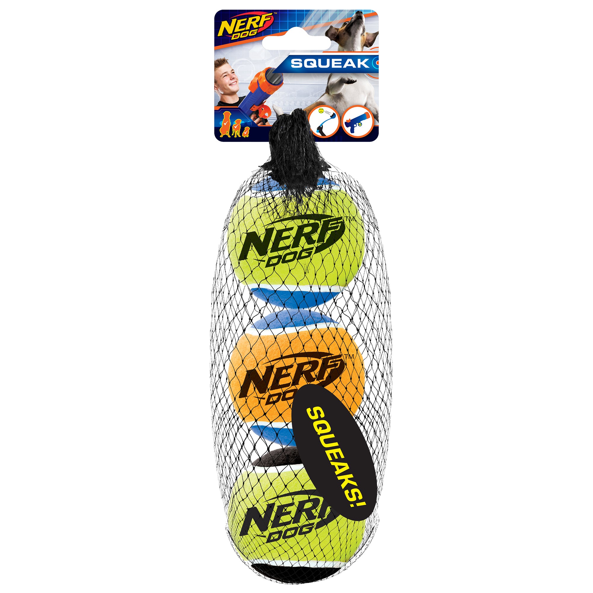 Balles de tennis Nerf Squeak