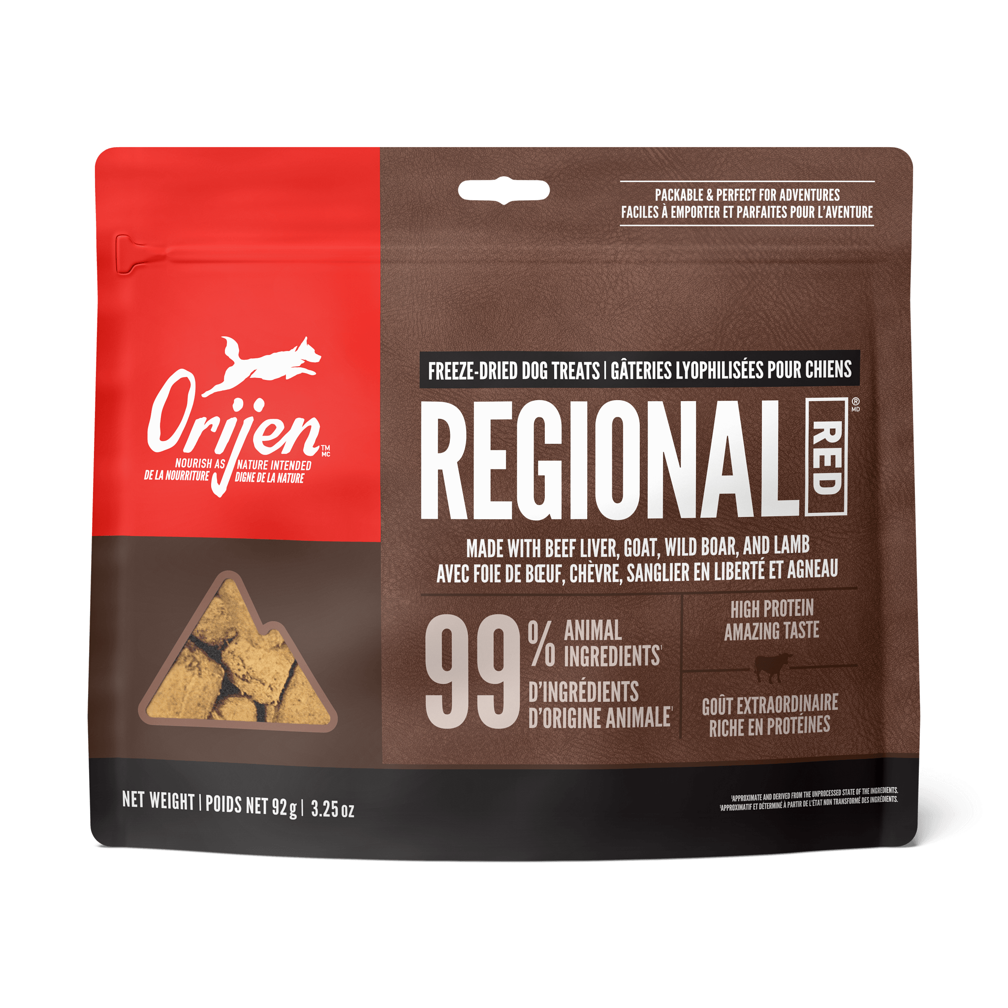 Orijen Freeze-Dried Dog Treats Regional Red - 92g - Dog Treats - Orijen - PetMax Canada