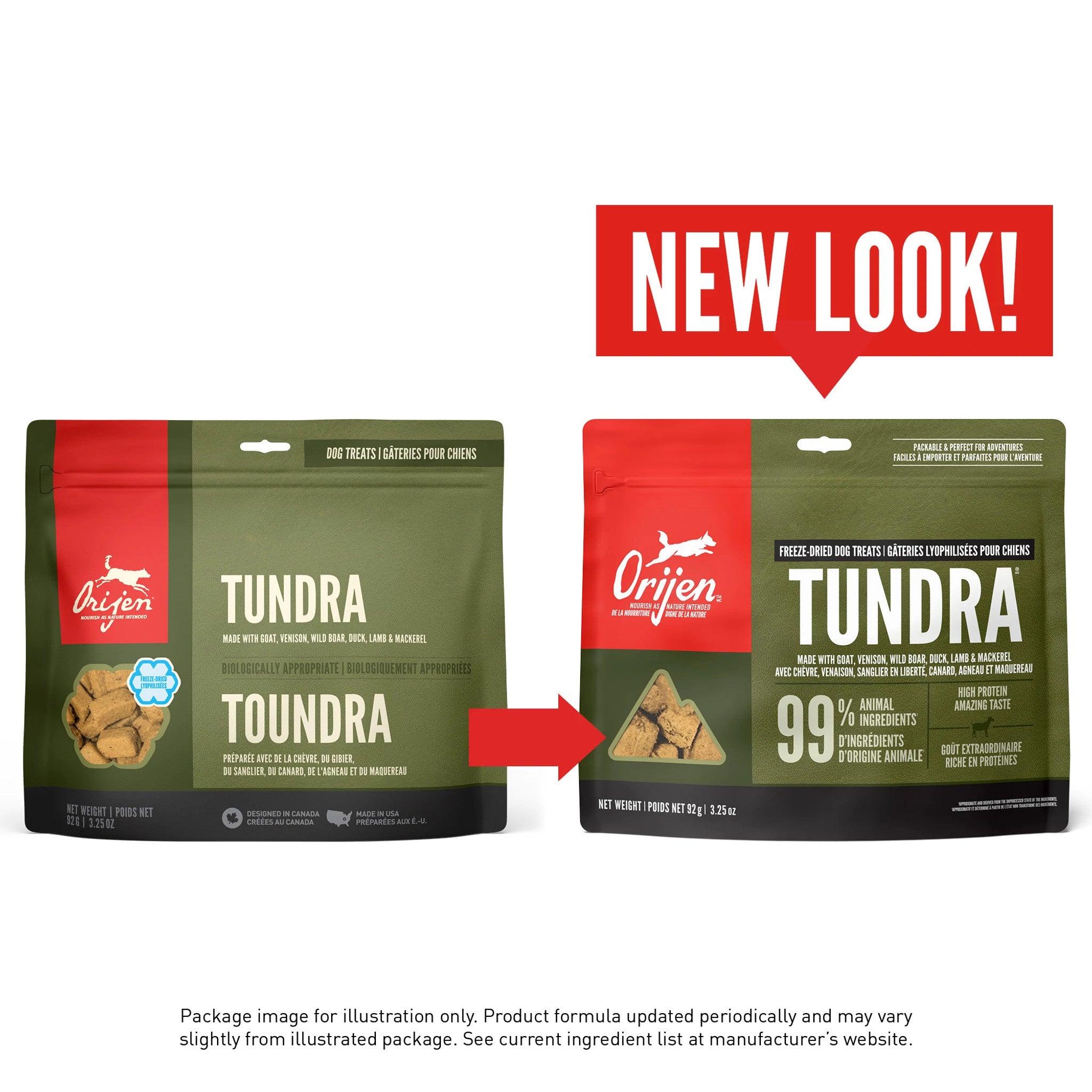 Orijen Freeze-Dried Dog Treats Tundra - 92g - Dog Treats - Orijen - PetMax Canada