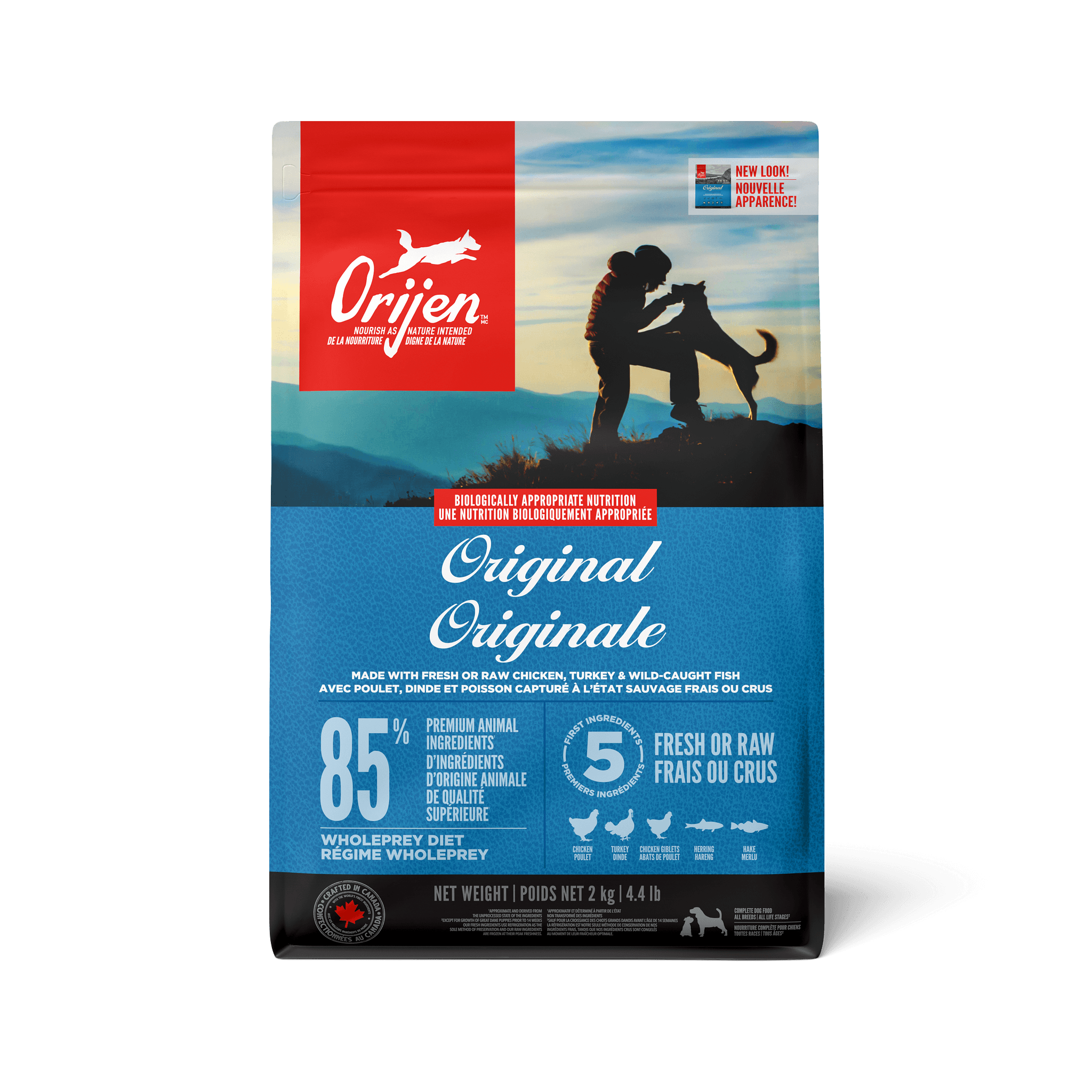 Orijen Original Dry Dog Food Recipe - 2 Kg - Dog Food - Orijen - PetMax Canada