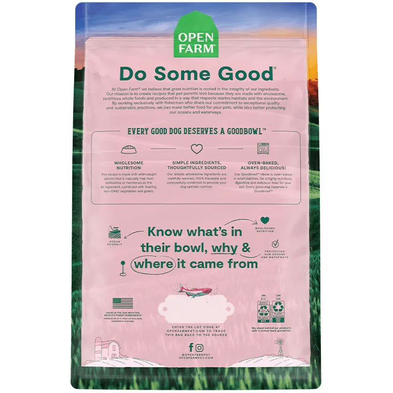 Open Farm GoodBowl Wild-Caught Salmon & Brown Rice Recipe for Dogs - 1.59 kg - Dog Food - Open Farm - PetMax Canada