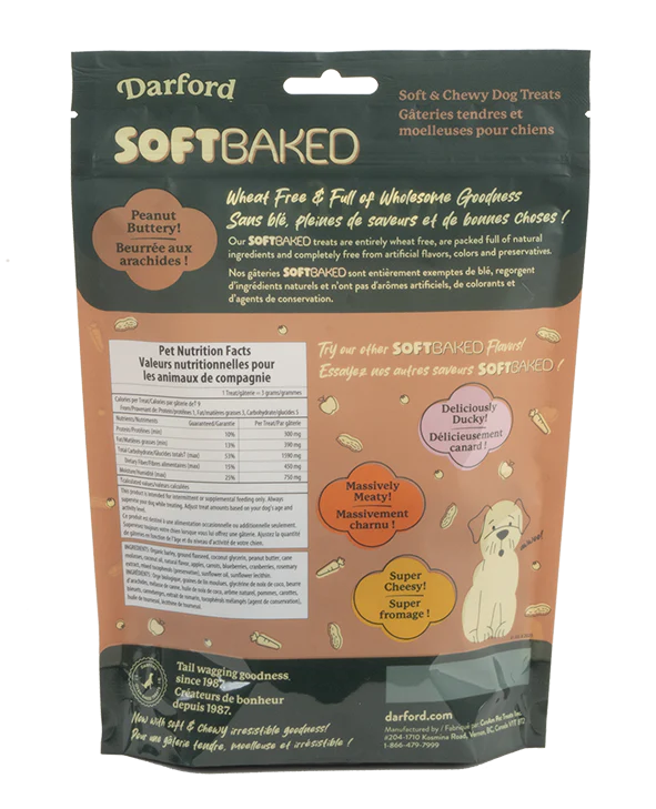 Darford Dog Soft Baked Super Peanut Butter Soft & Chewy Treats