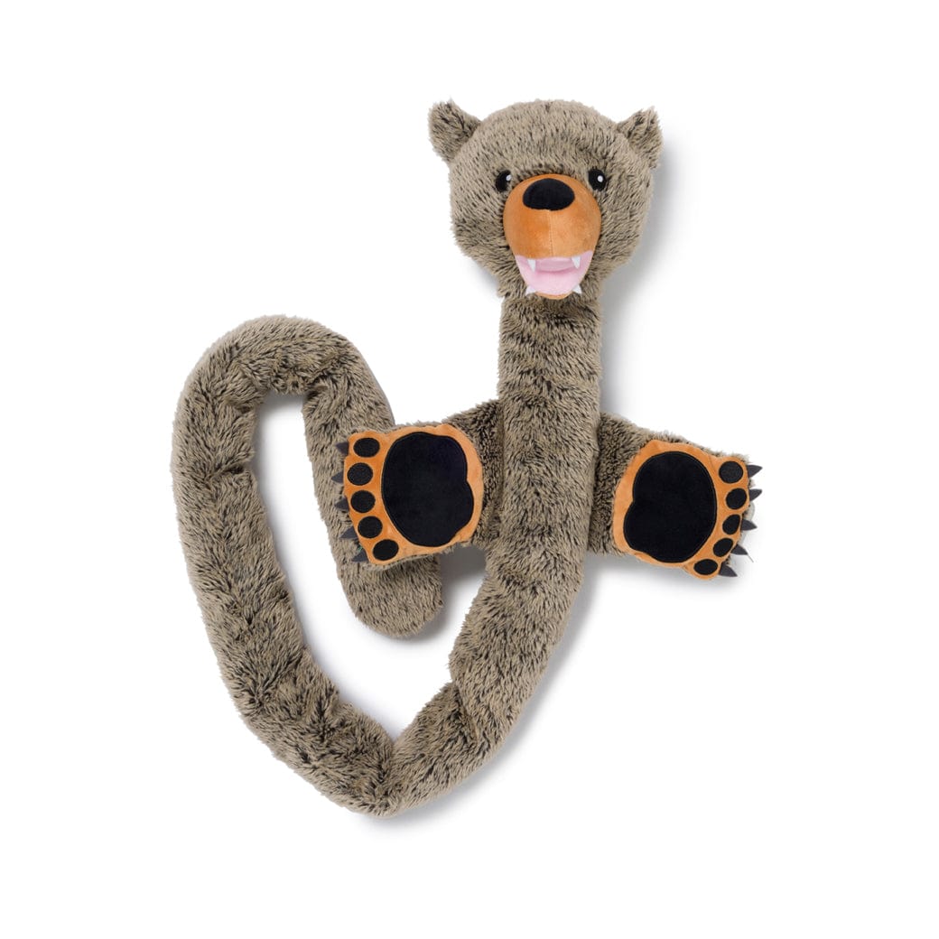 Fabdog Twisty Grizzly Bear Plush Dog Toy - Dog Toys - Fabdog - PetMax Canada