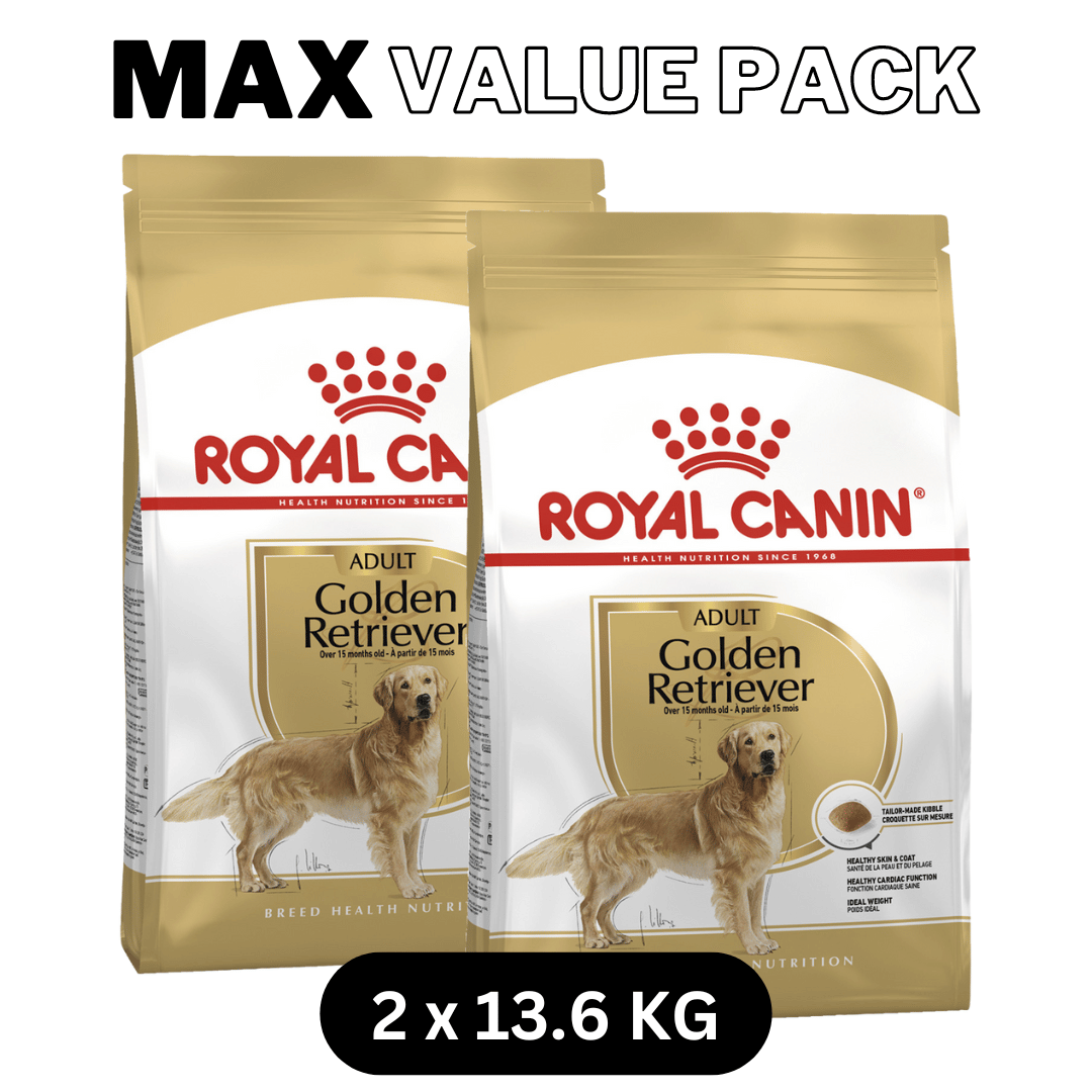 Max Value Pack Royal Canin Golden Retriever Dry Dog Food 27.2 Kg PetMax