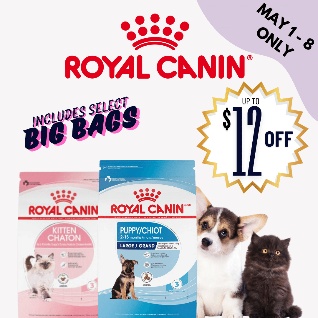 Royal Canin Puppy and Kitten Food up to $12 off from May 1 - 8, 2024