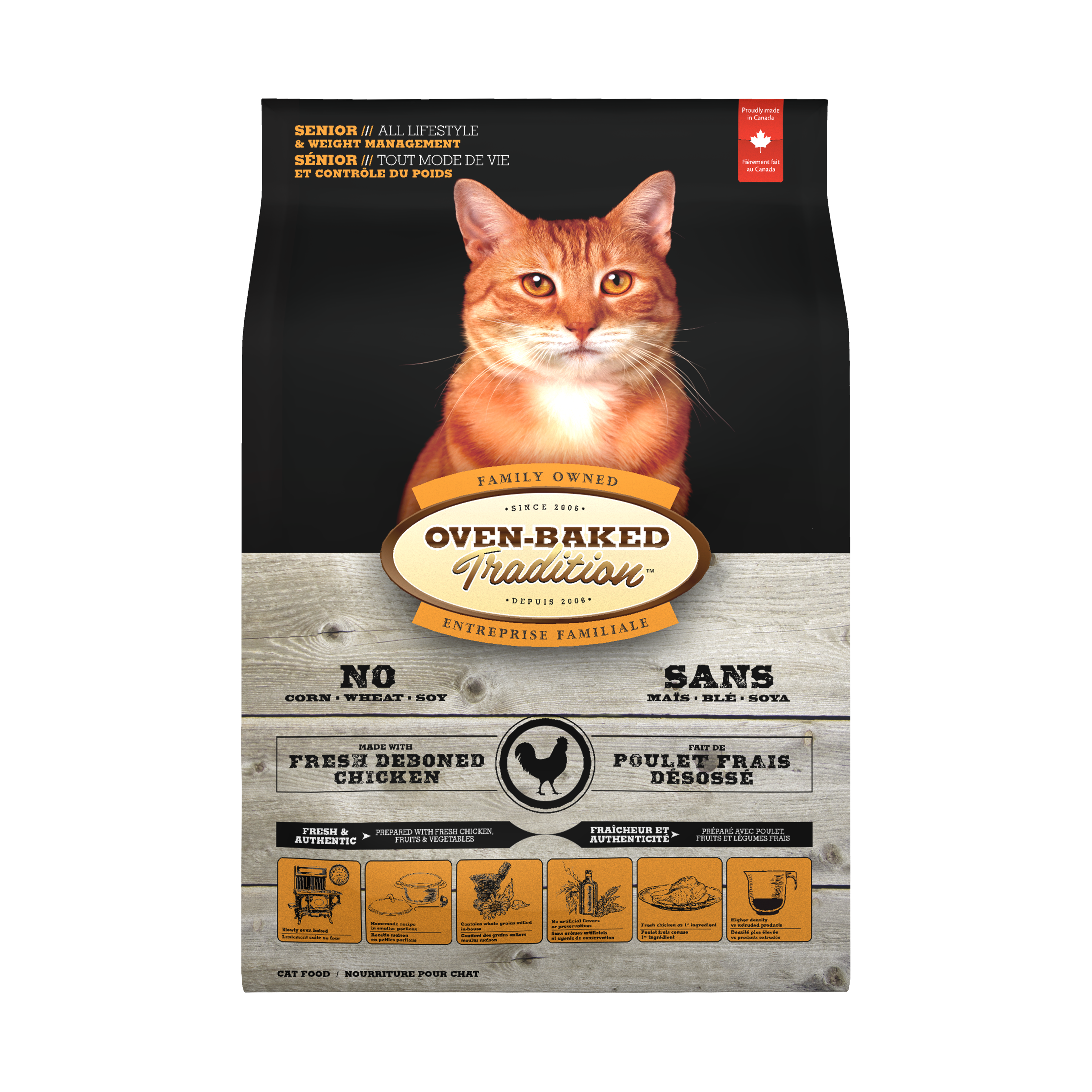 Oven Baked Tradition Cat Senior & Weight Management Chicken